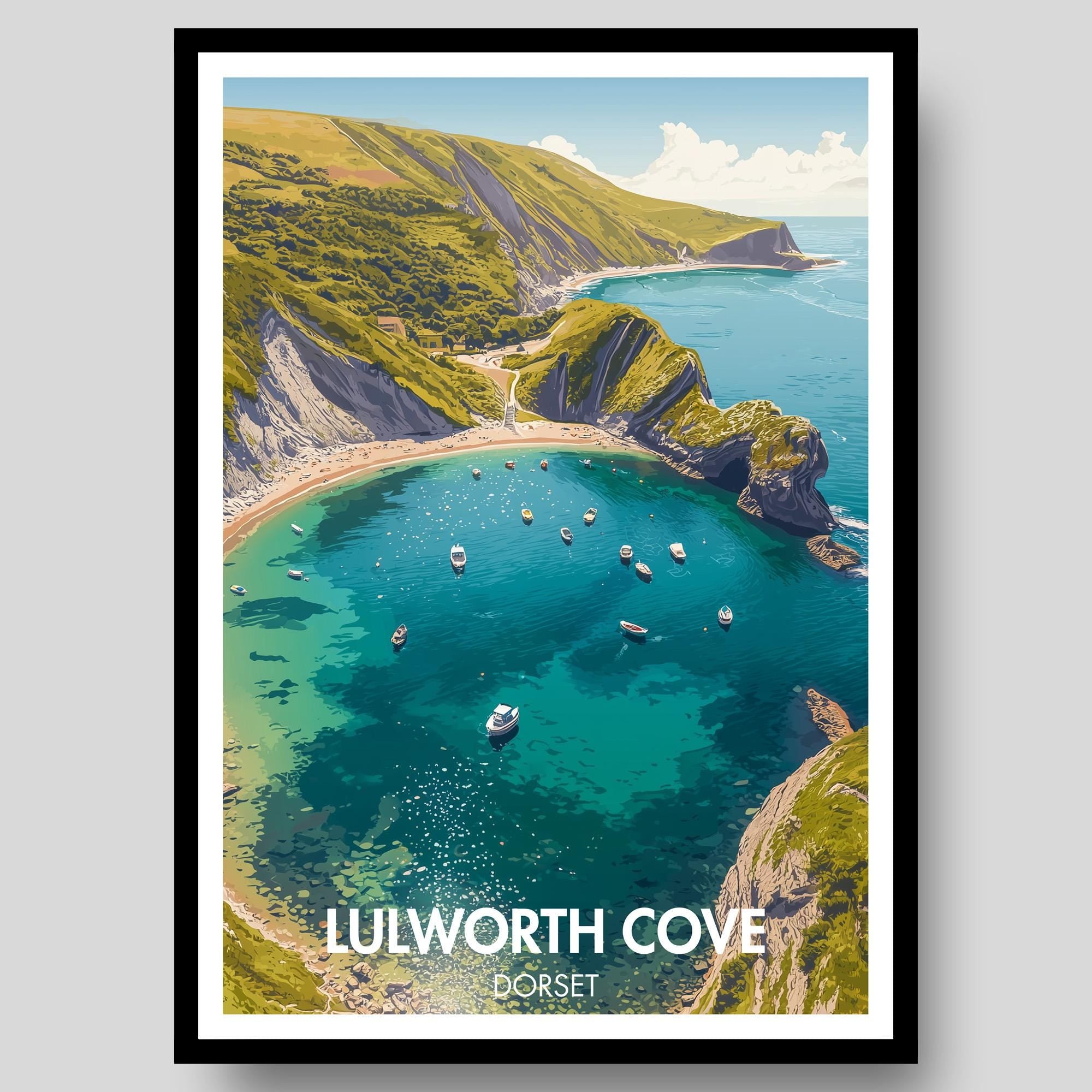 Lulworth Cove Poster