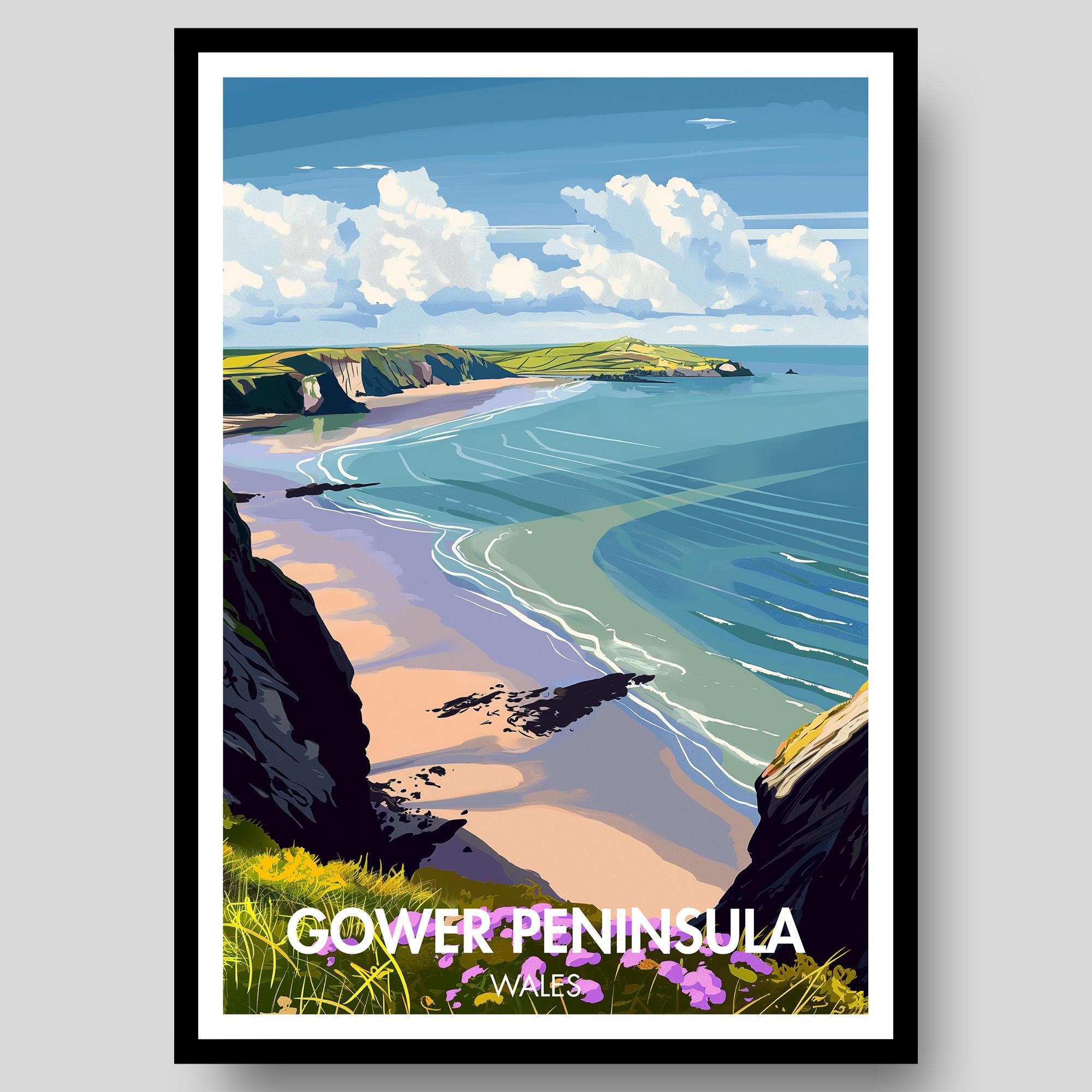 Gower Peninsula Poster