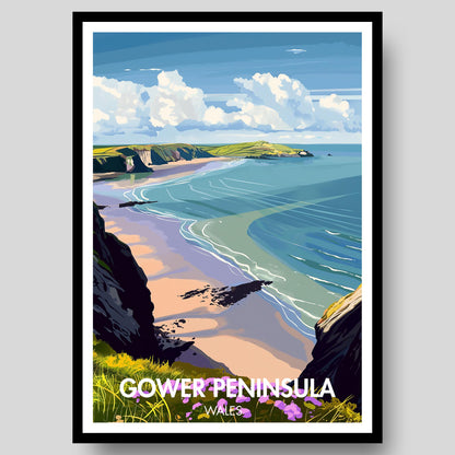 Gower Peninsula Poster