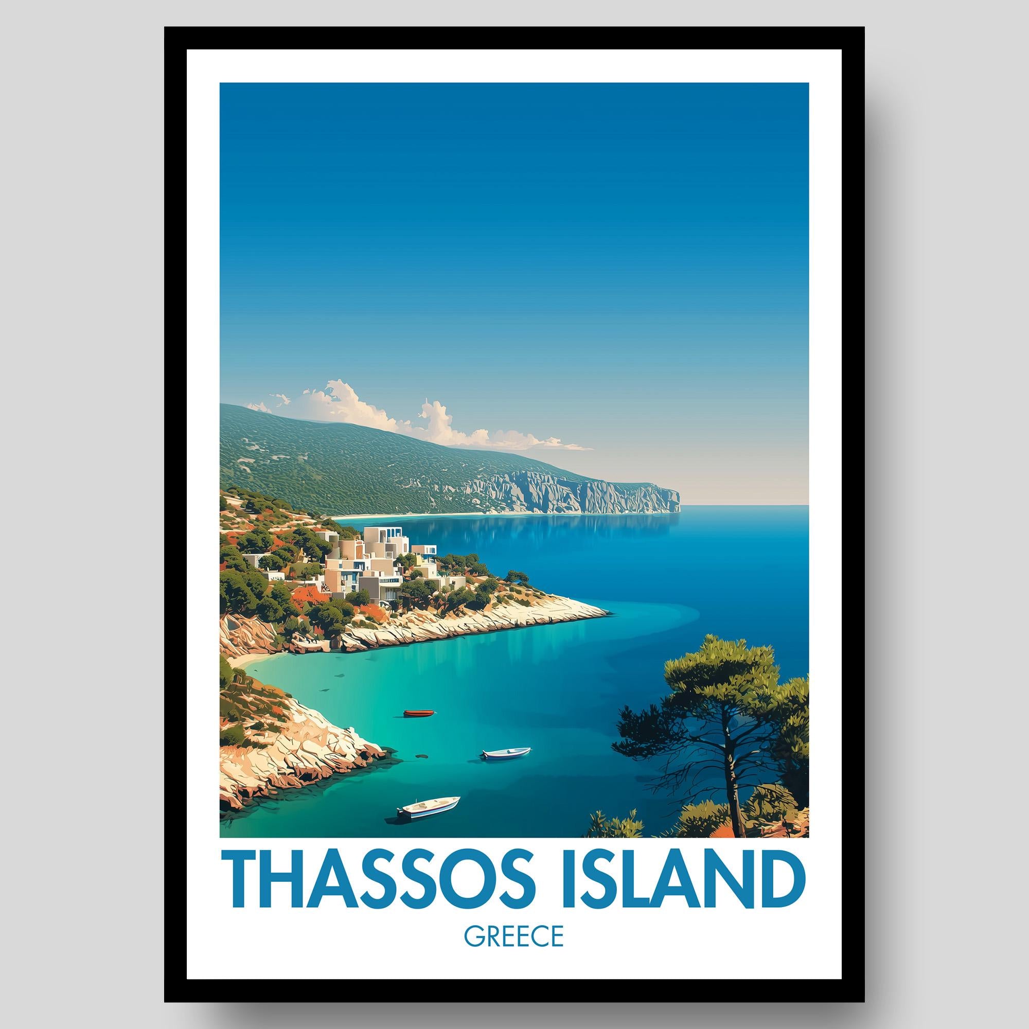 Thassos Island Poster