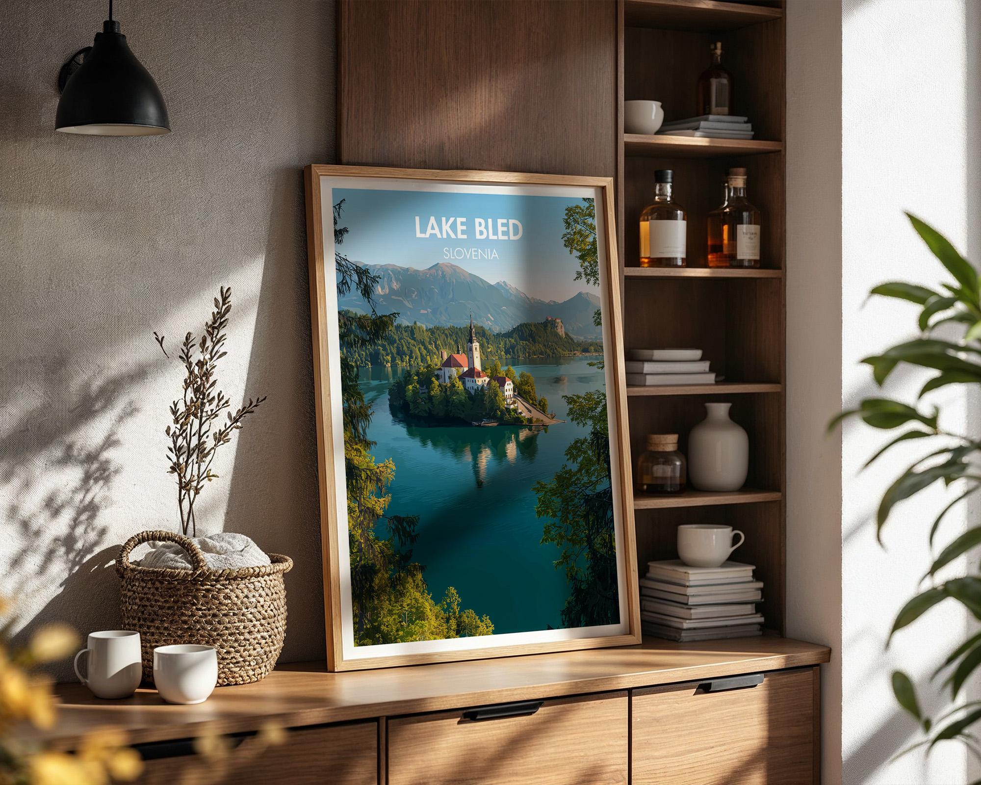 Lake Bled Poster
