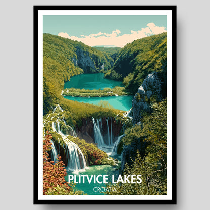 Plitvice Lakes Poster