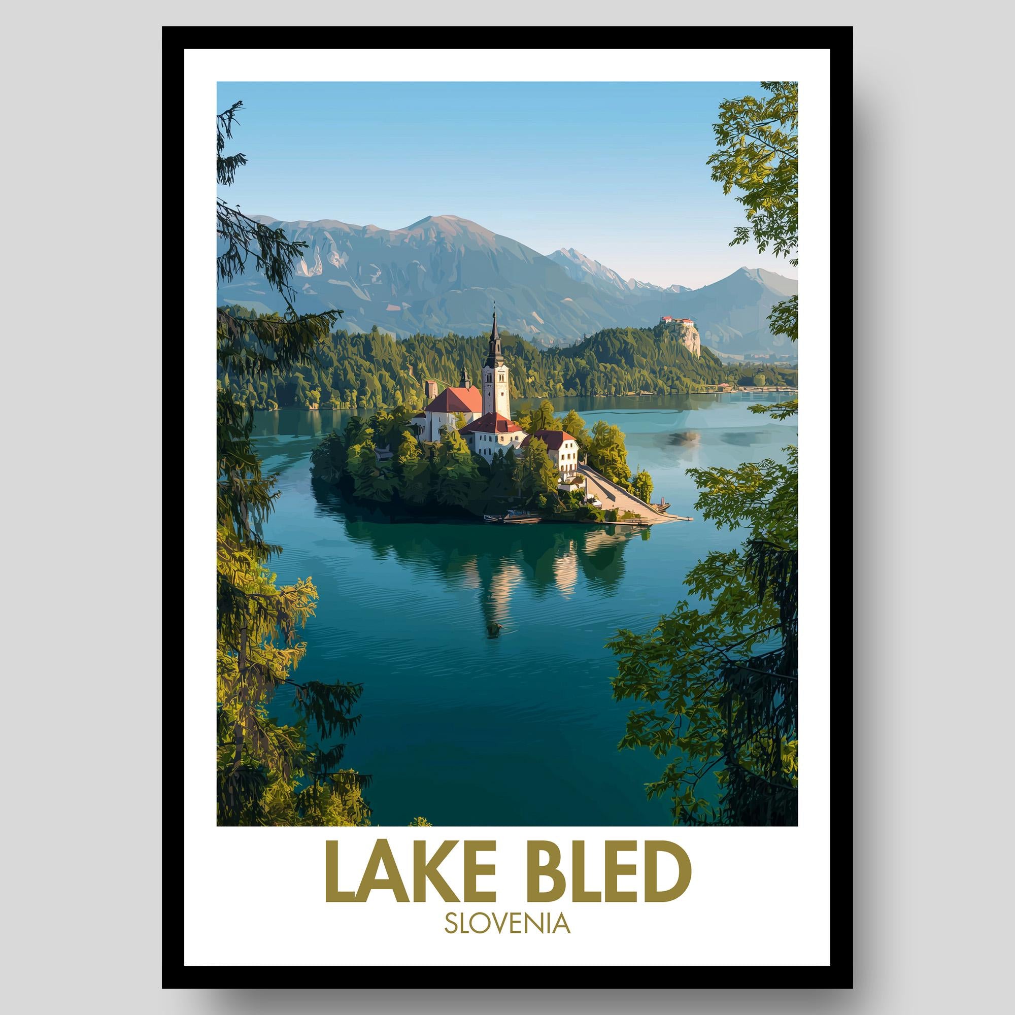 Lake Bled Poster