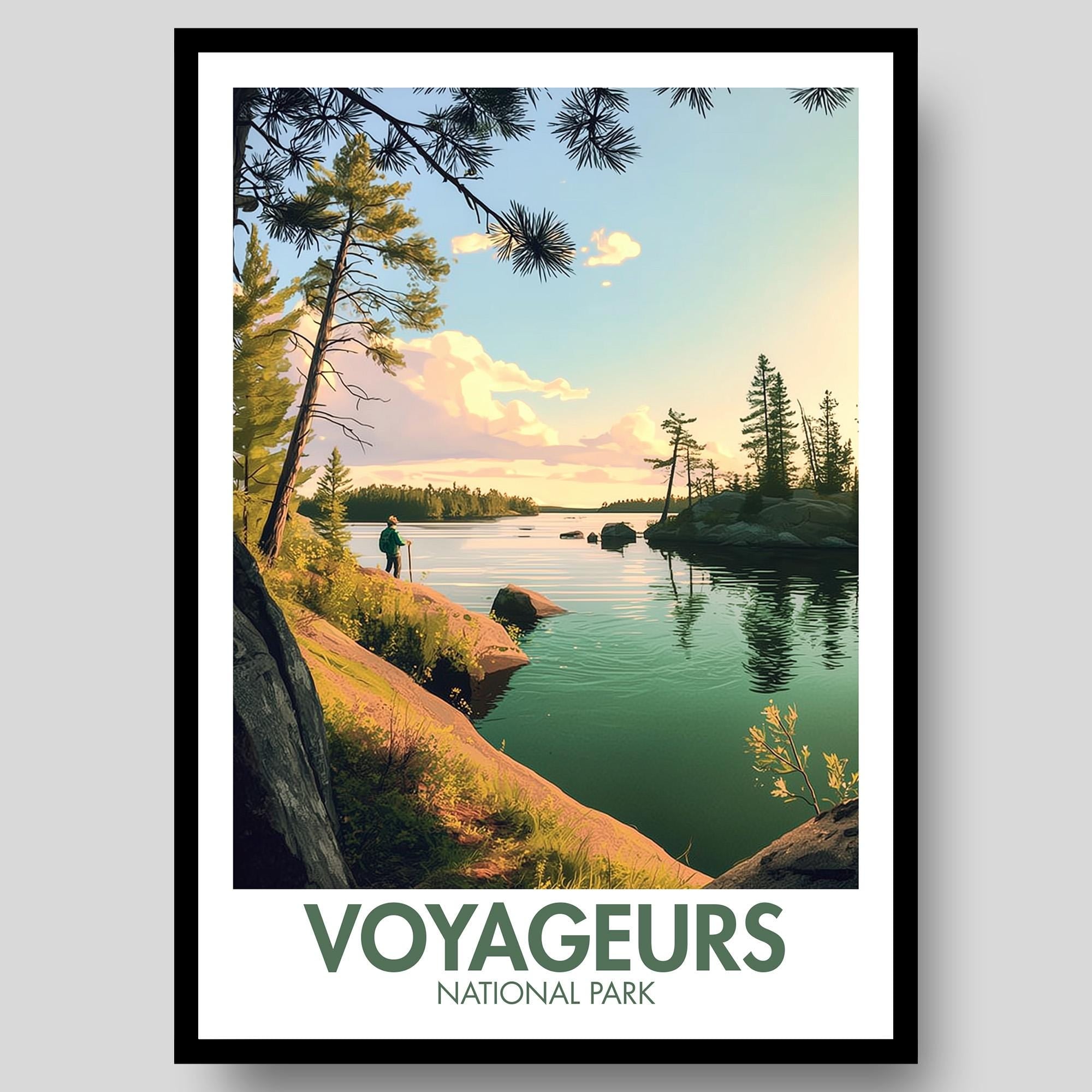 Voyageurs National Park Poster