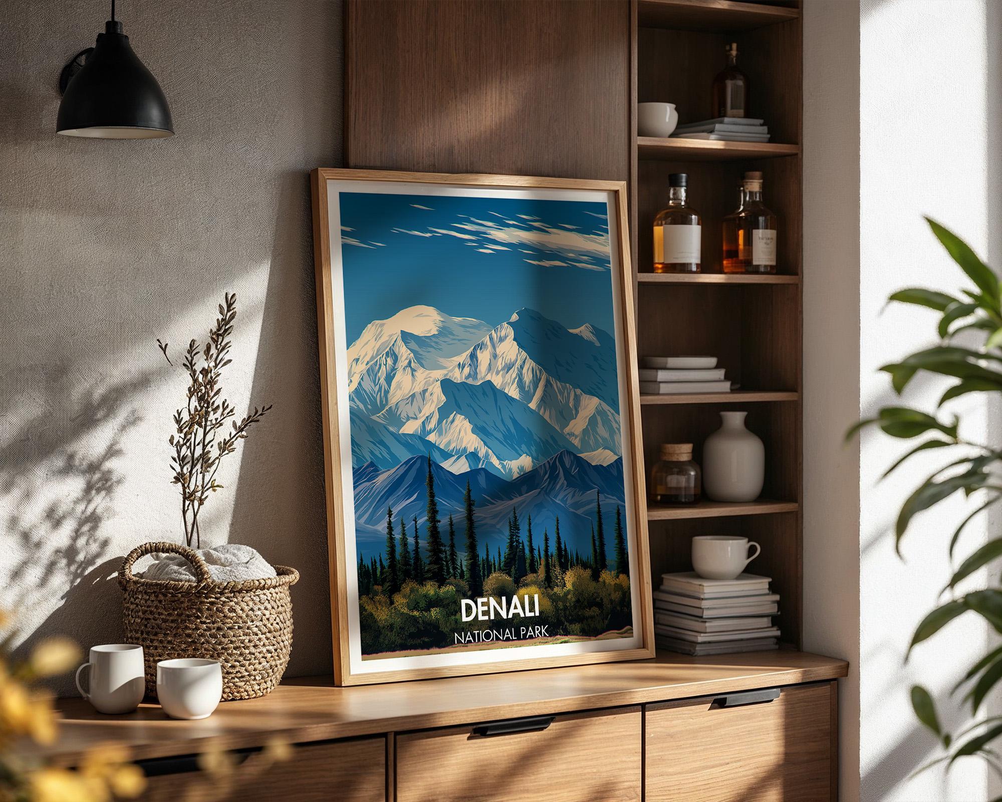 Denali National Park Poster