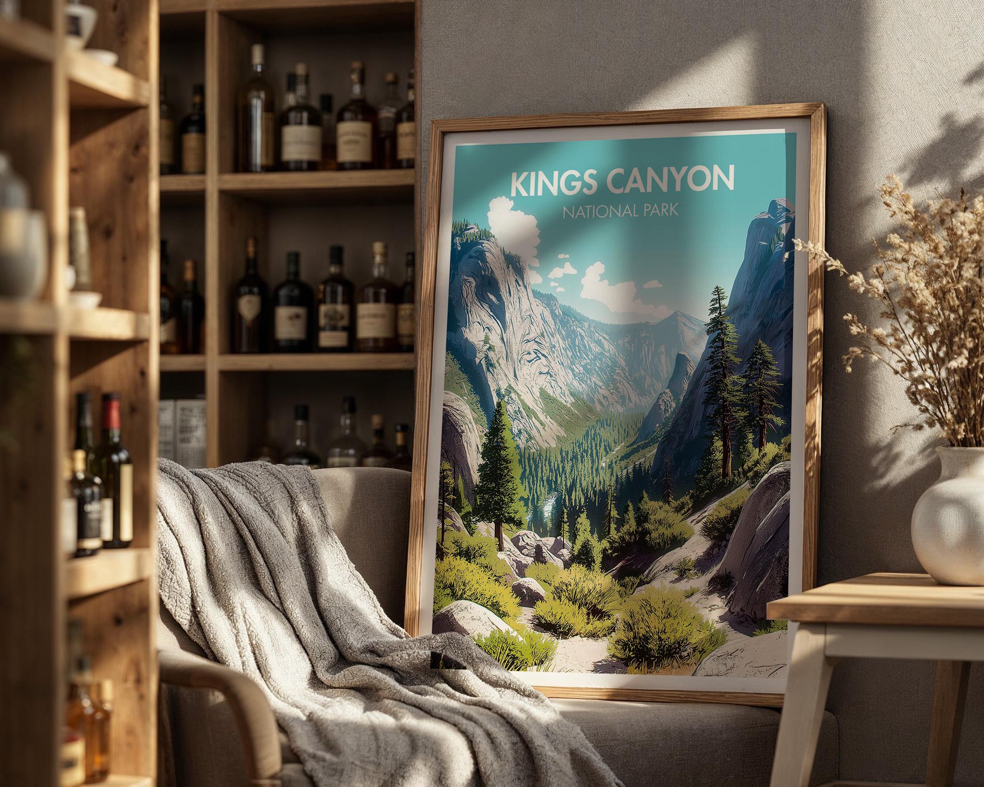 Kings Canyon National Park Poster