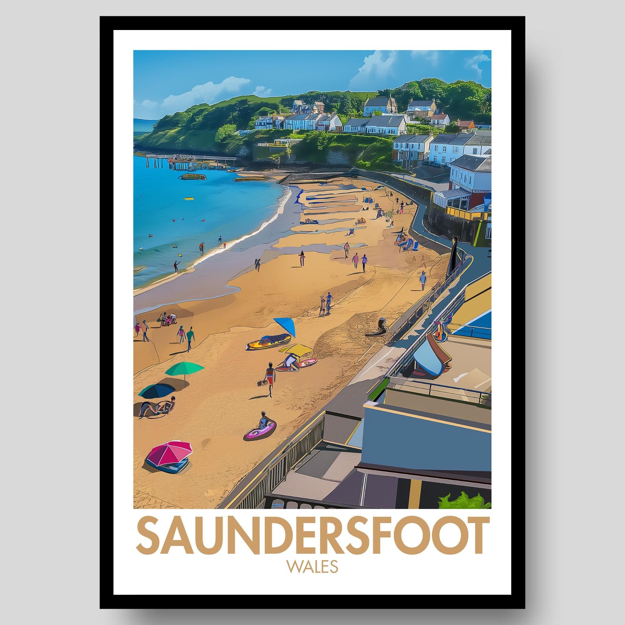 Saundersfoot Poster