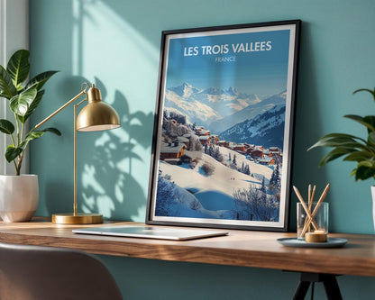 Les Trois Vallees Poster