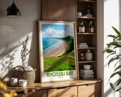 Rhossili Bay Poster
