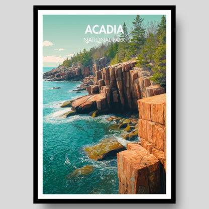 Acadia National Park Poster
