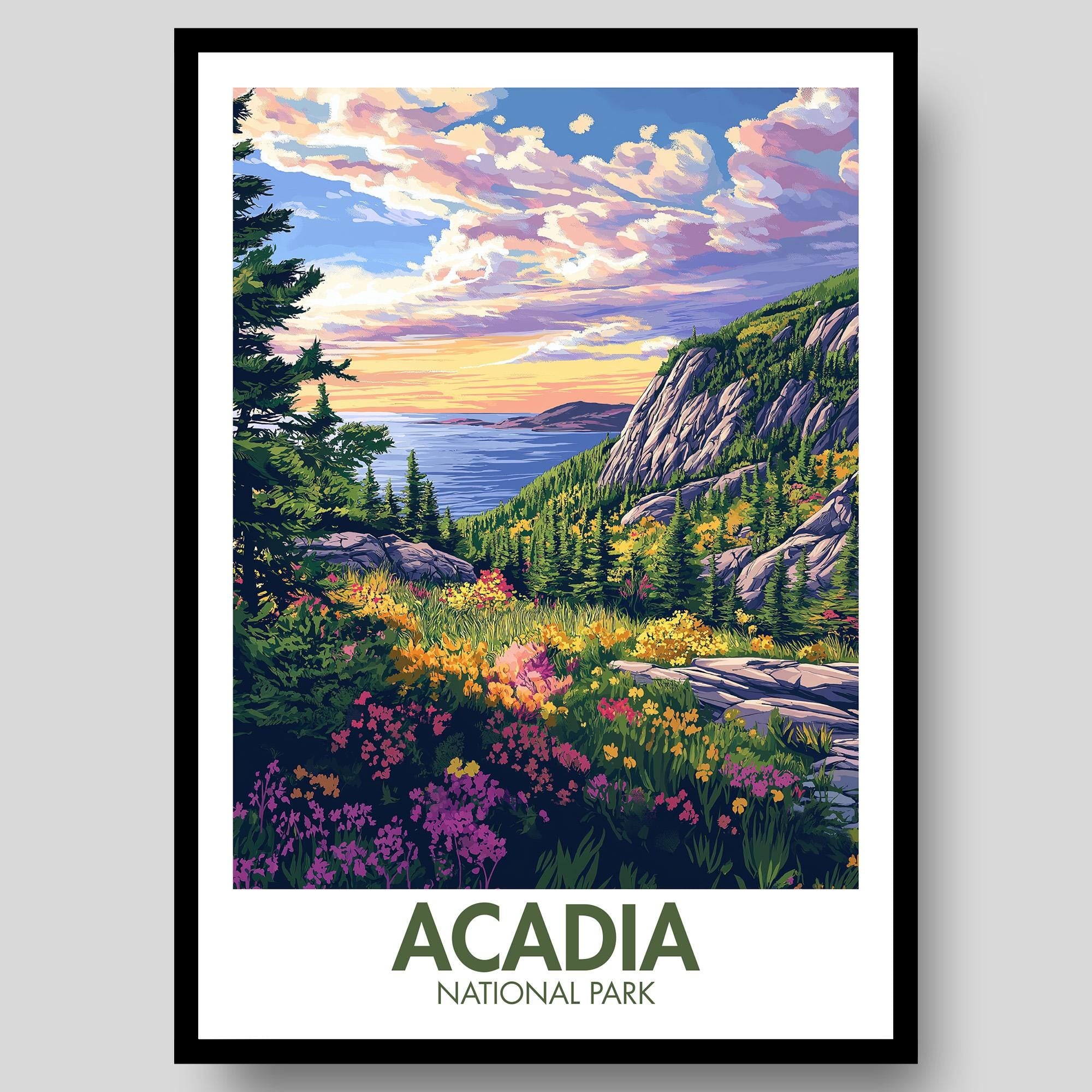 Acadia National Park Poster