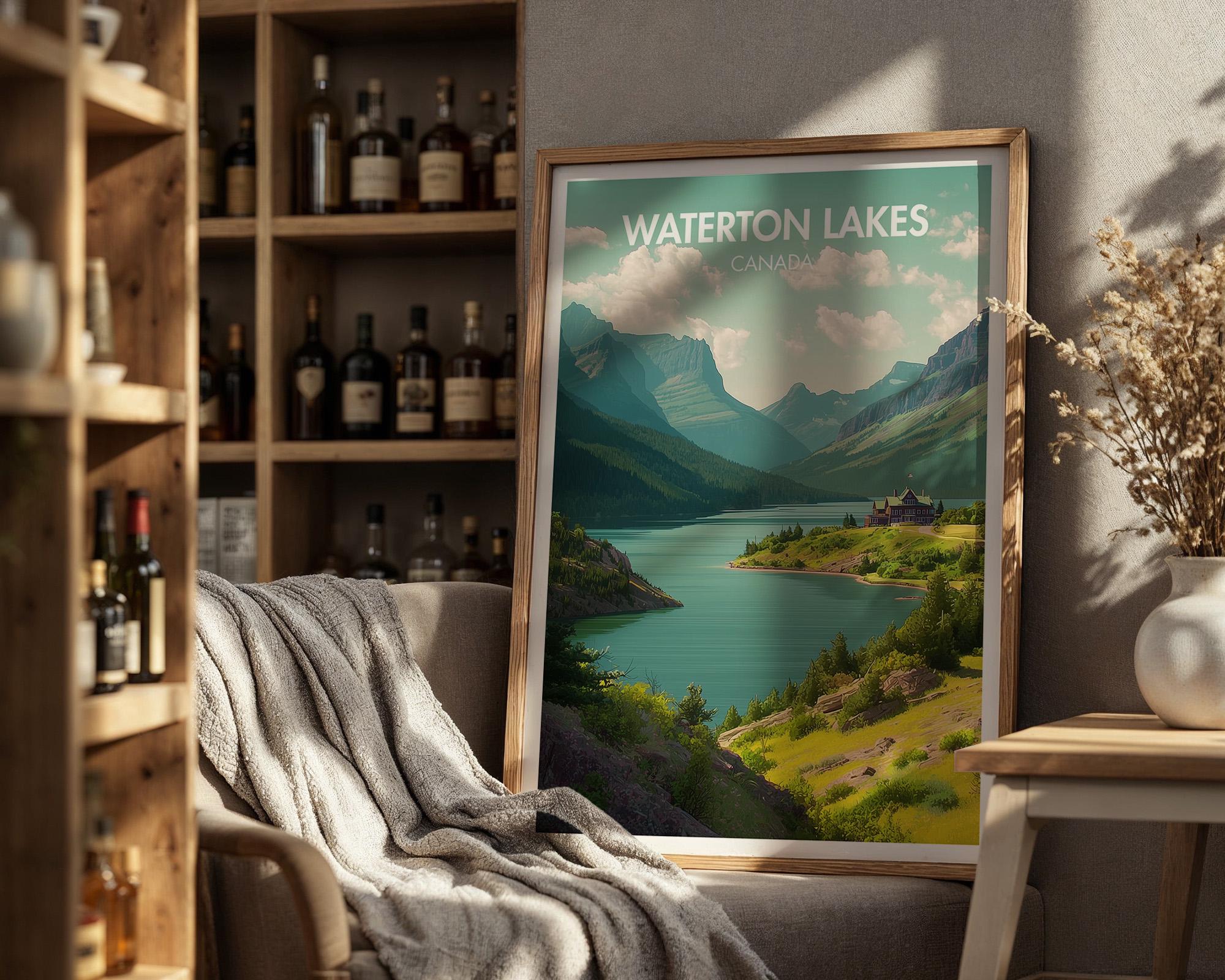 Waterton Lakes Poster
