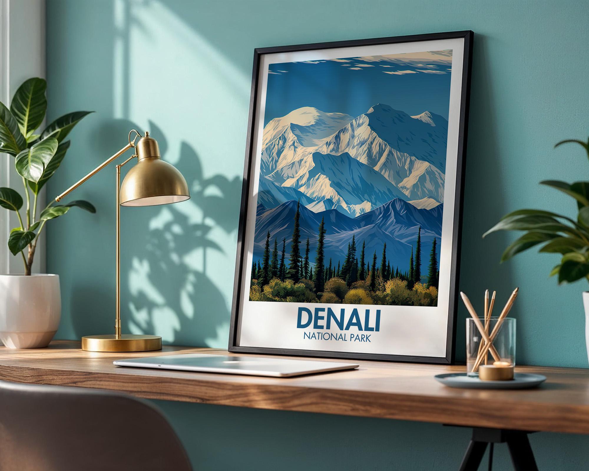 Denali National Park Poster
