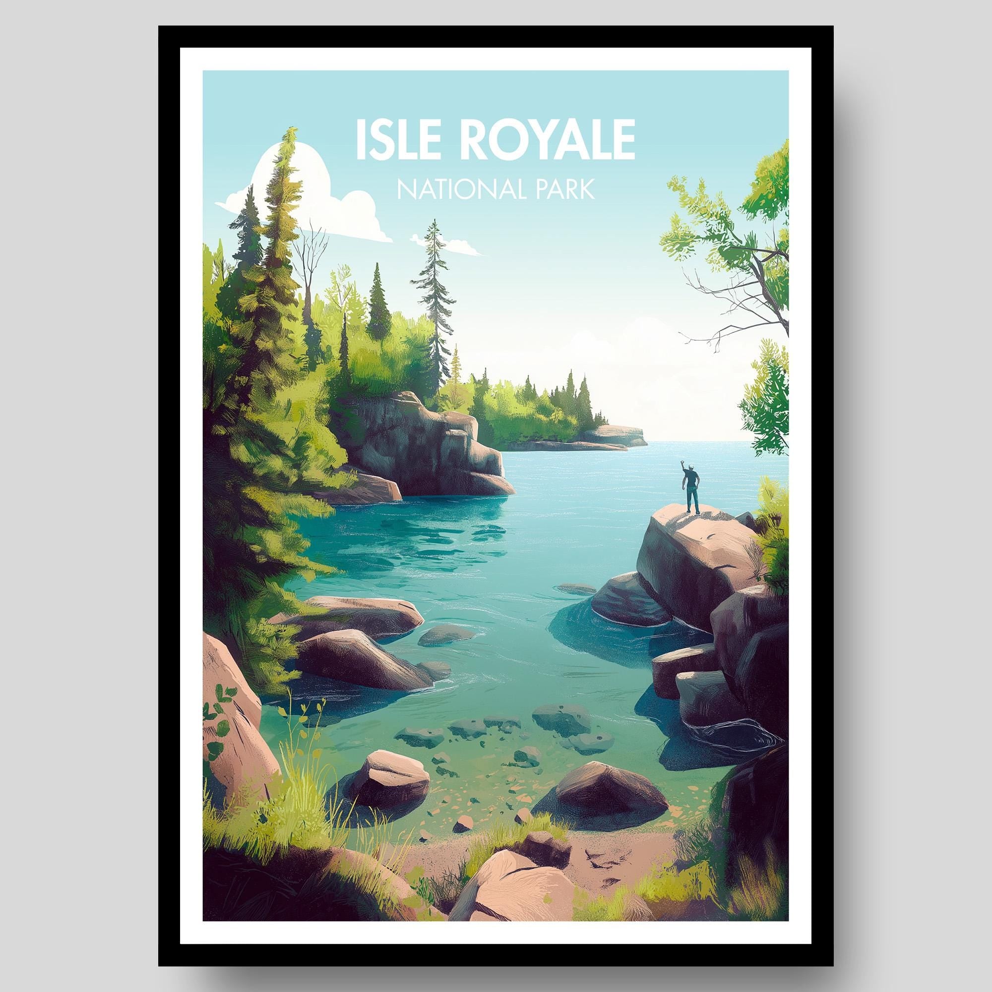 Isle Royale National Park Poster