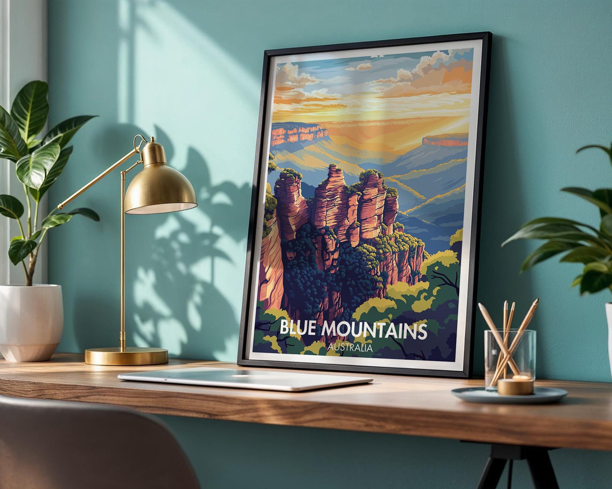 Blue Mountains Poster