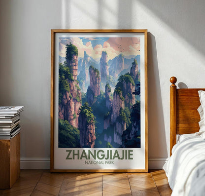 Zhangjiajie National Park Poster
