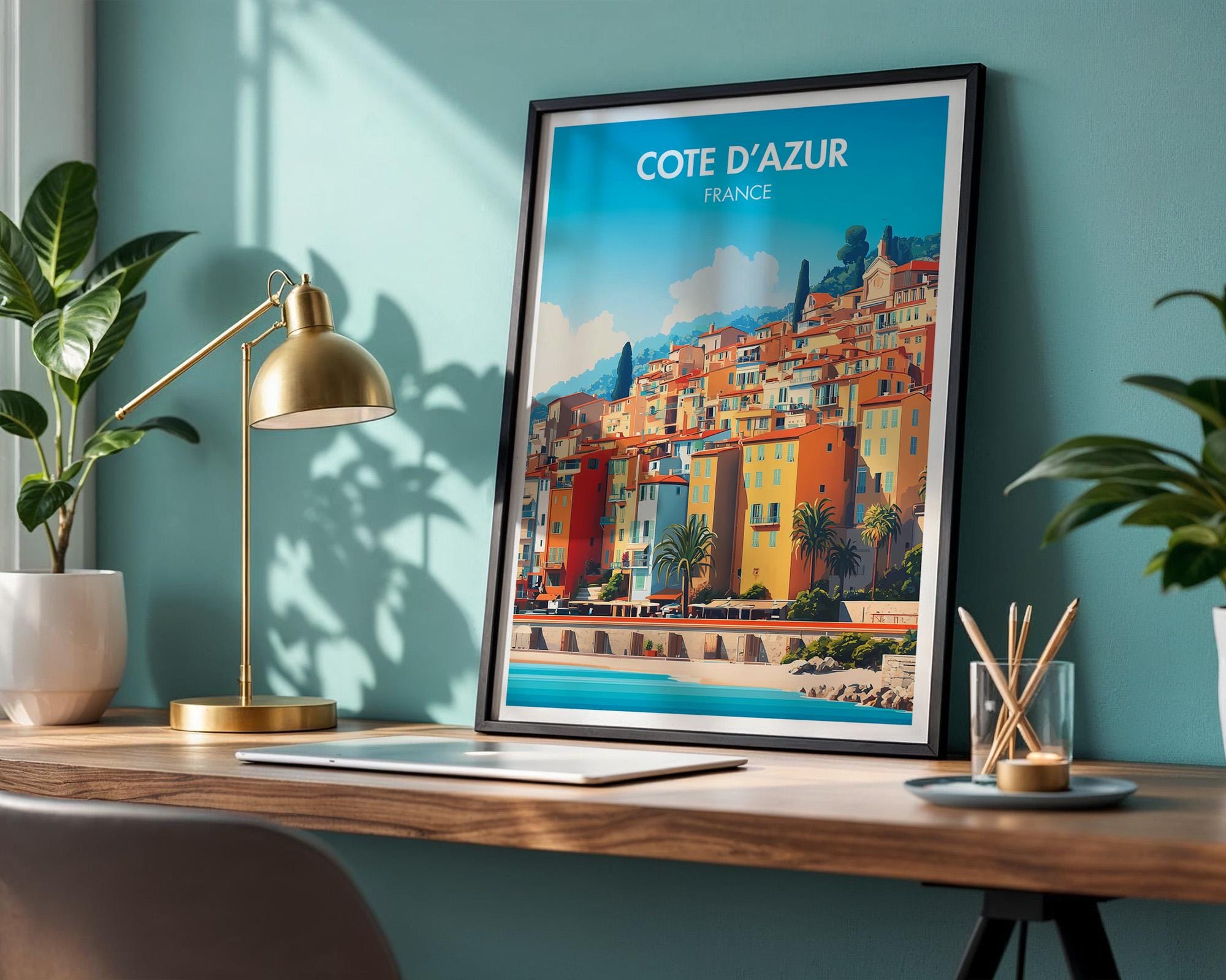 C��te d���Azur Poster