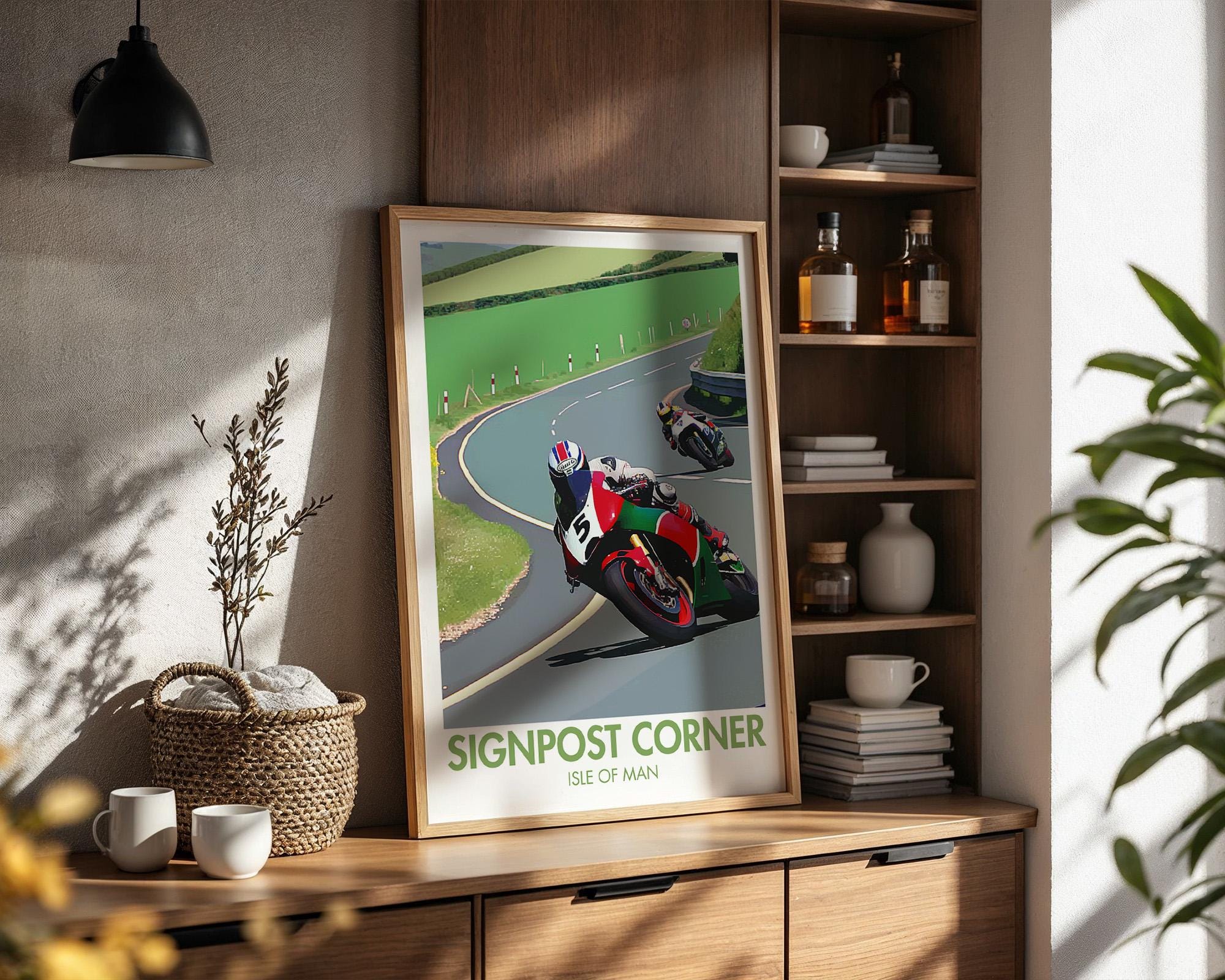 Signpost Corner Poster