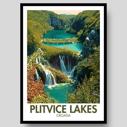 Plitvice Lakes Poster