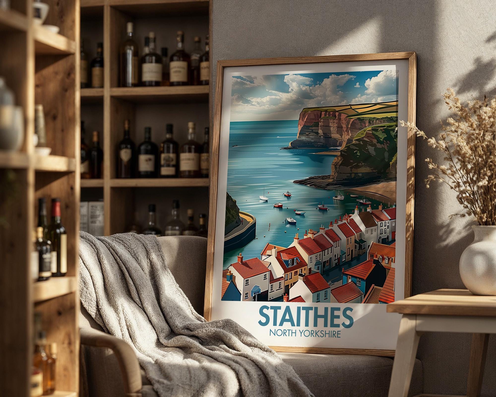 Staithes Poster