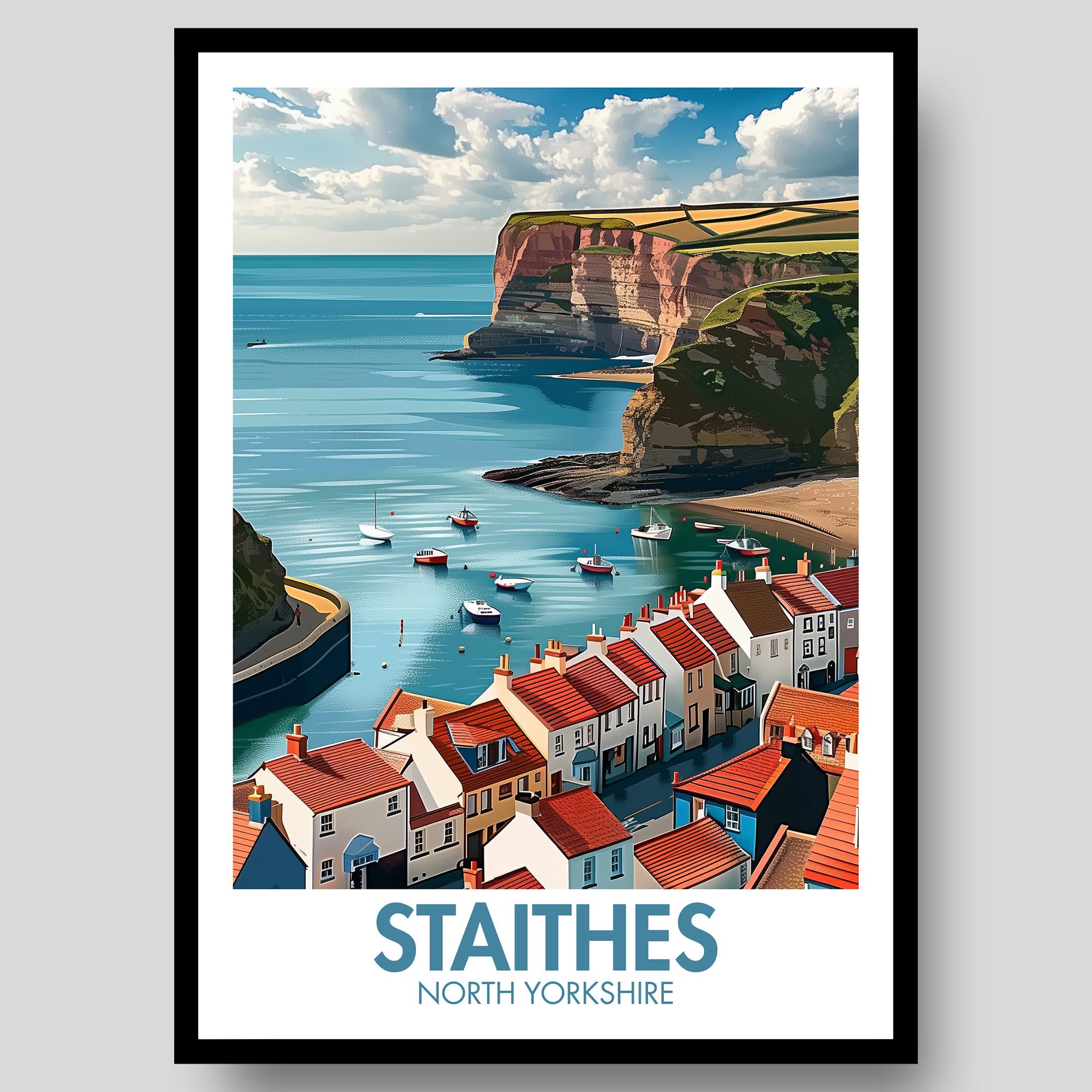 Staithes Poster