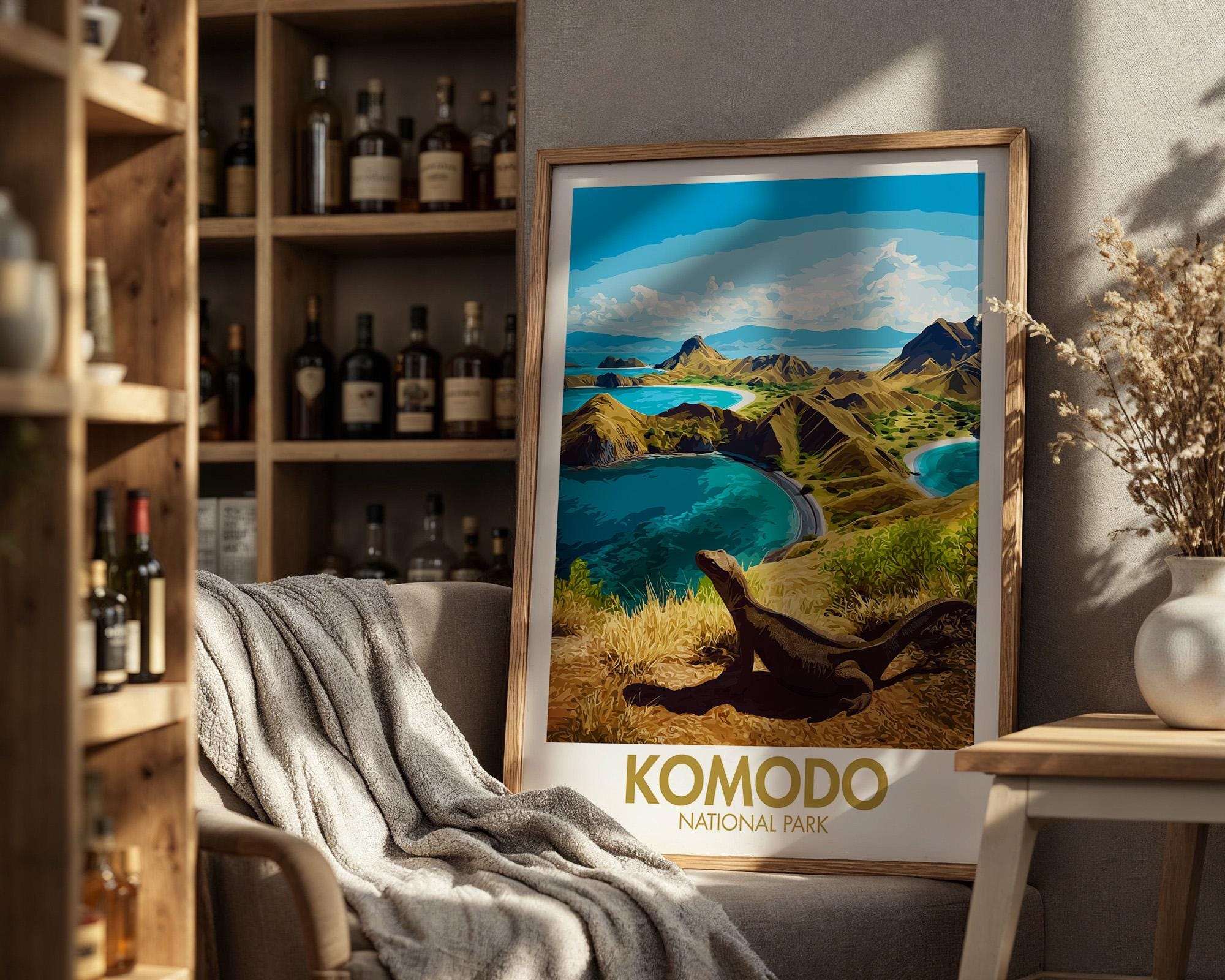 Komodo National Park Poster