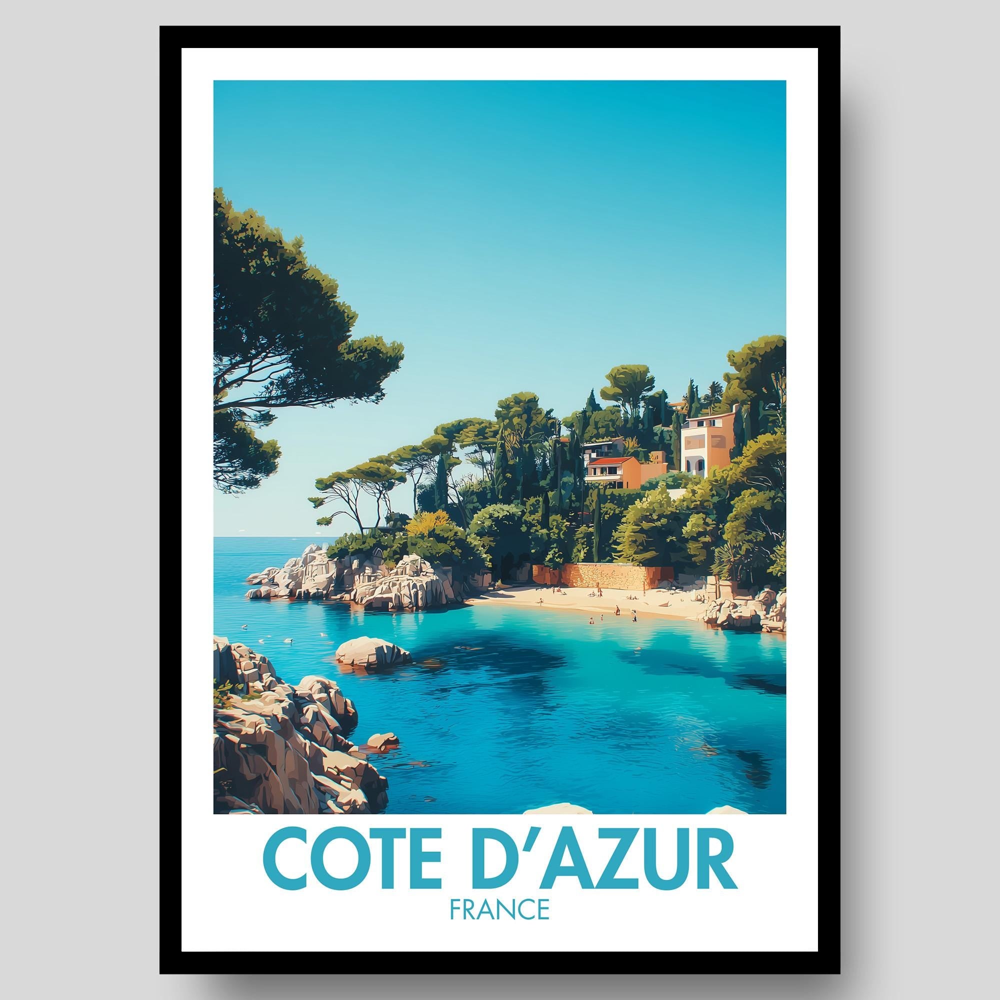 C��te d���Azur Poster