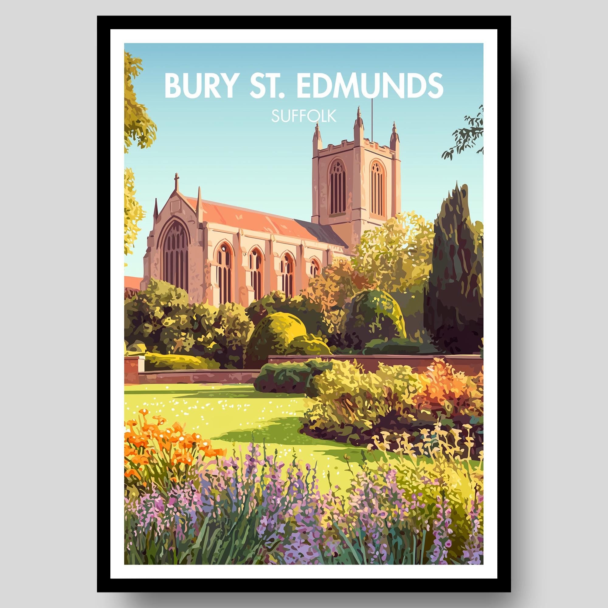 Bury St. Edmunds Poster