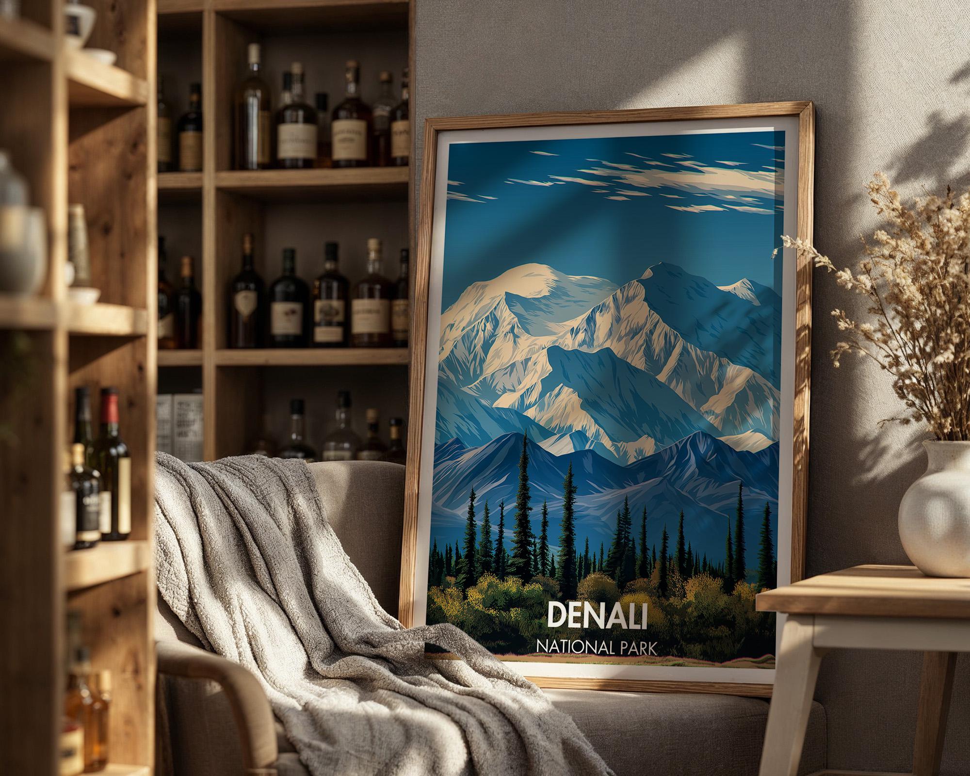 Denali National Park Poster