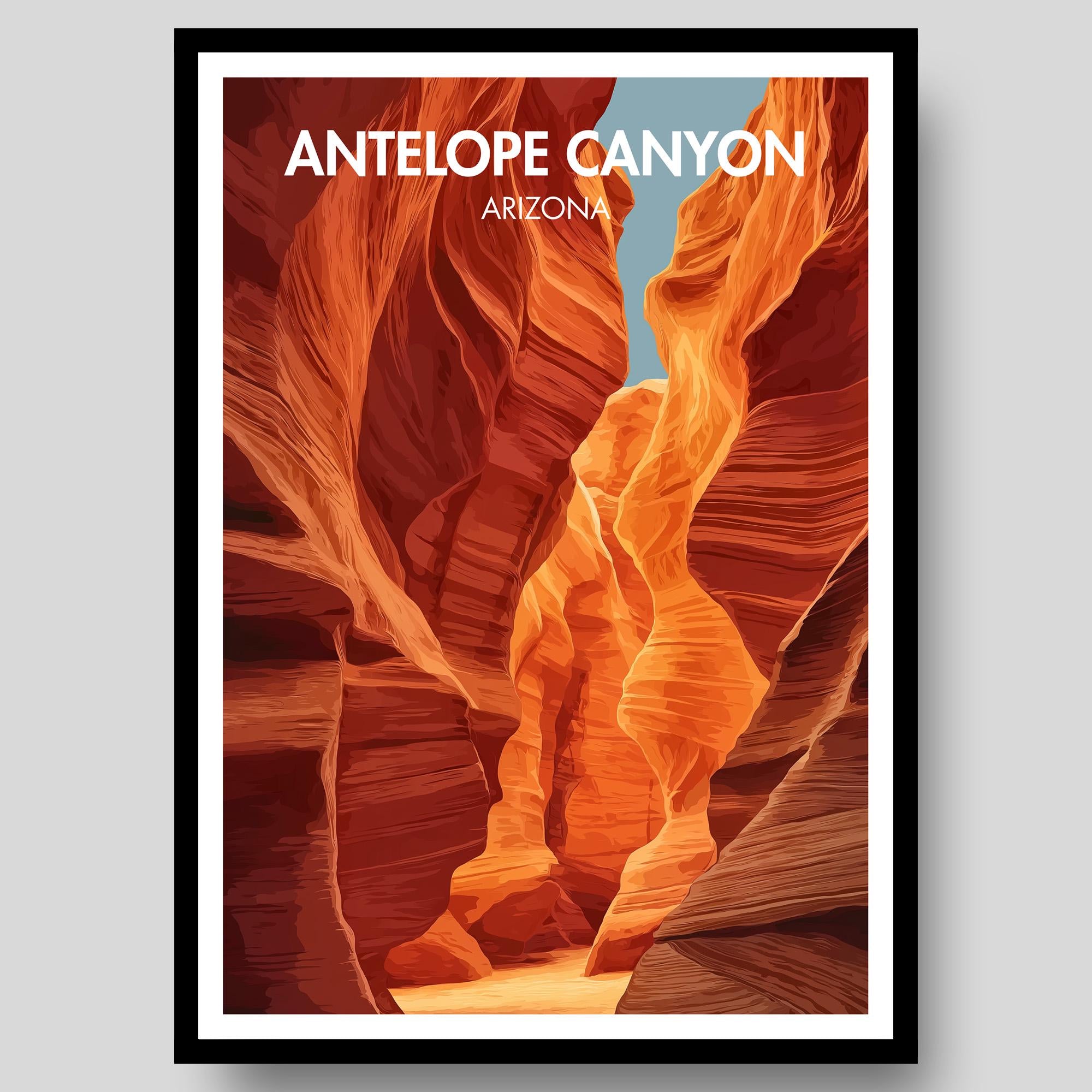 Antelope Canyon Poster