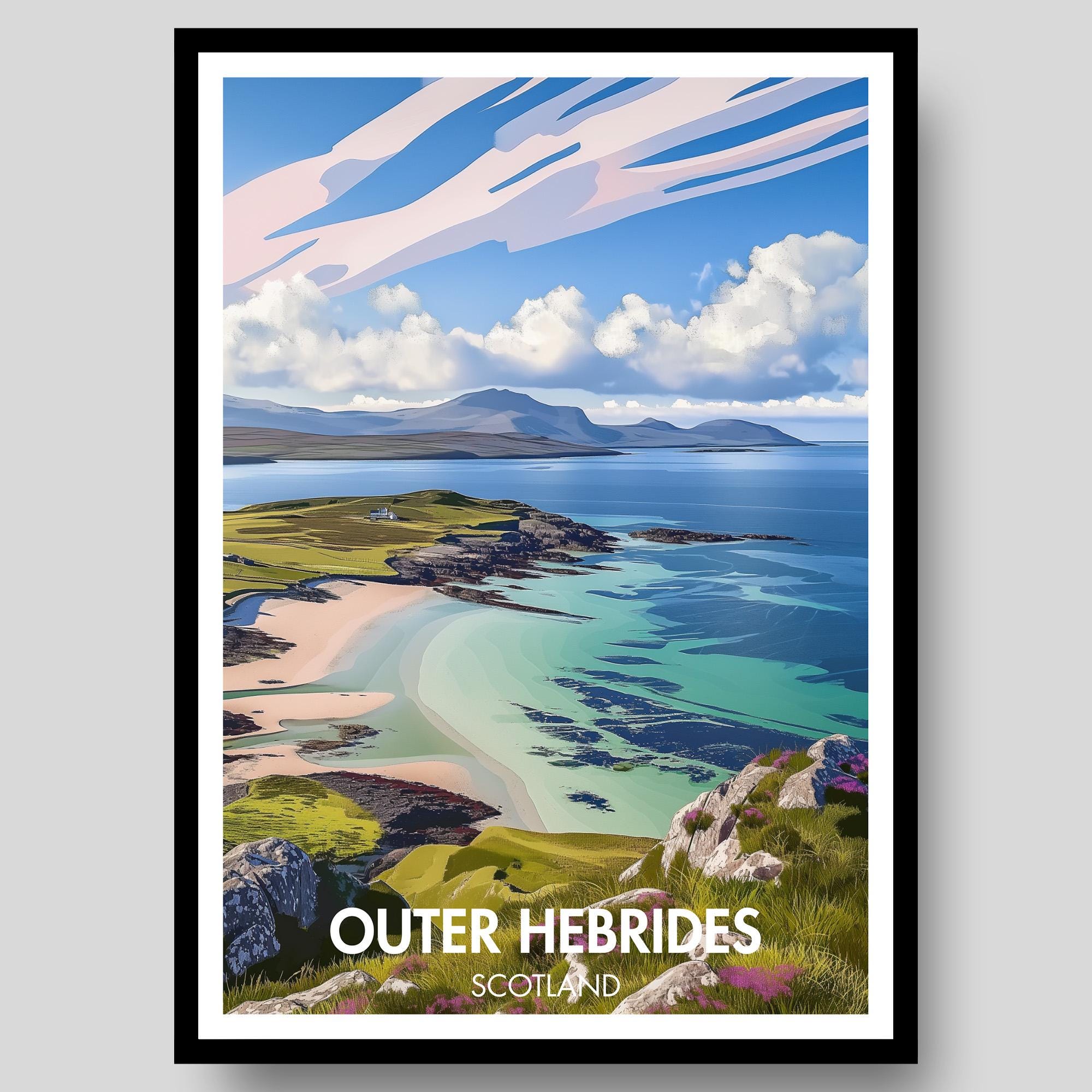 Outer Hebrides Poster