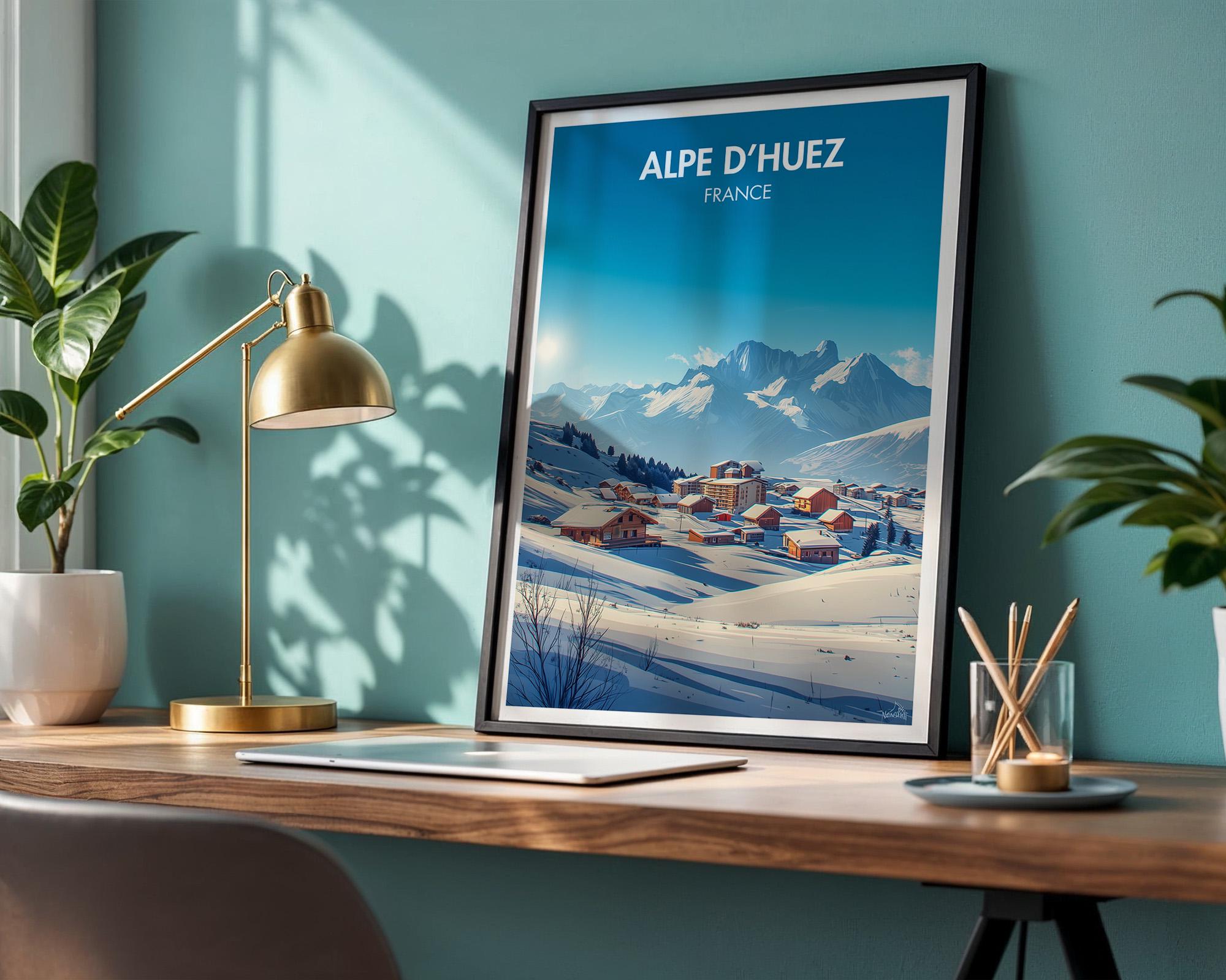 Alpe D'Huez Poster