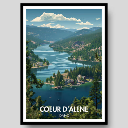Coeur d���Alene Poster