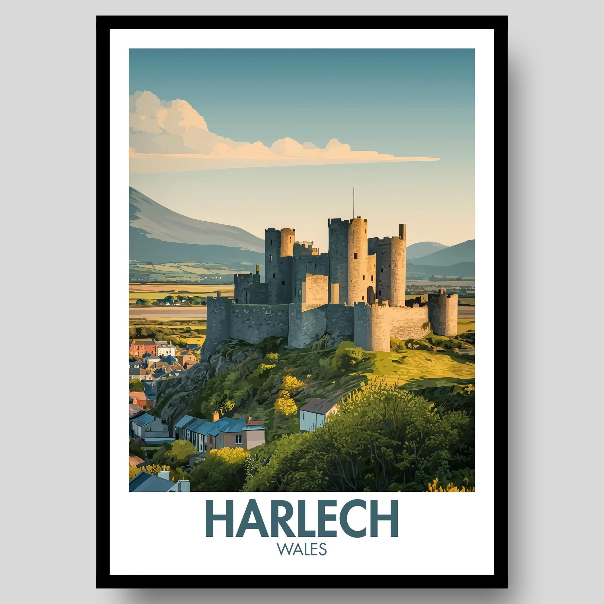 Harlech Poster