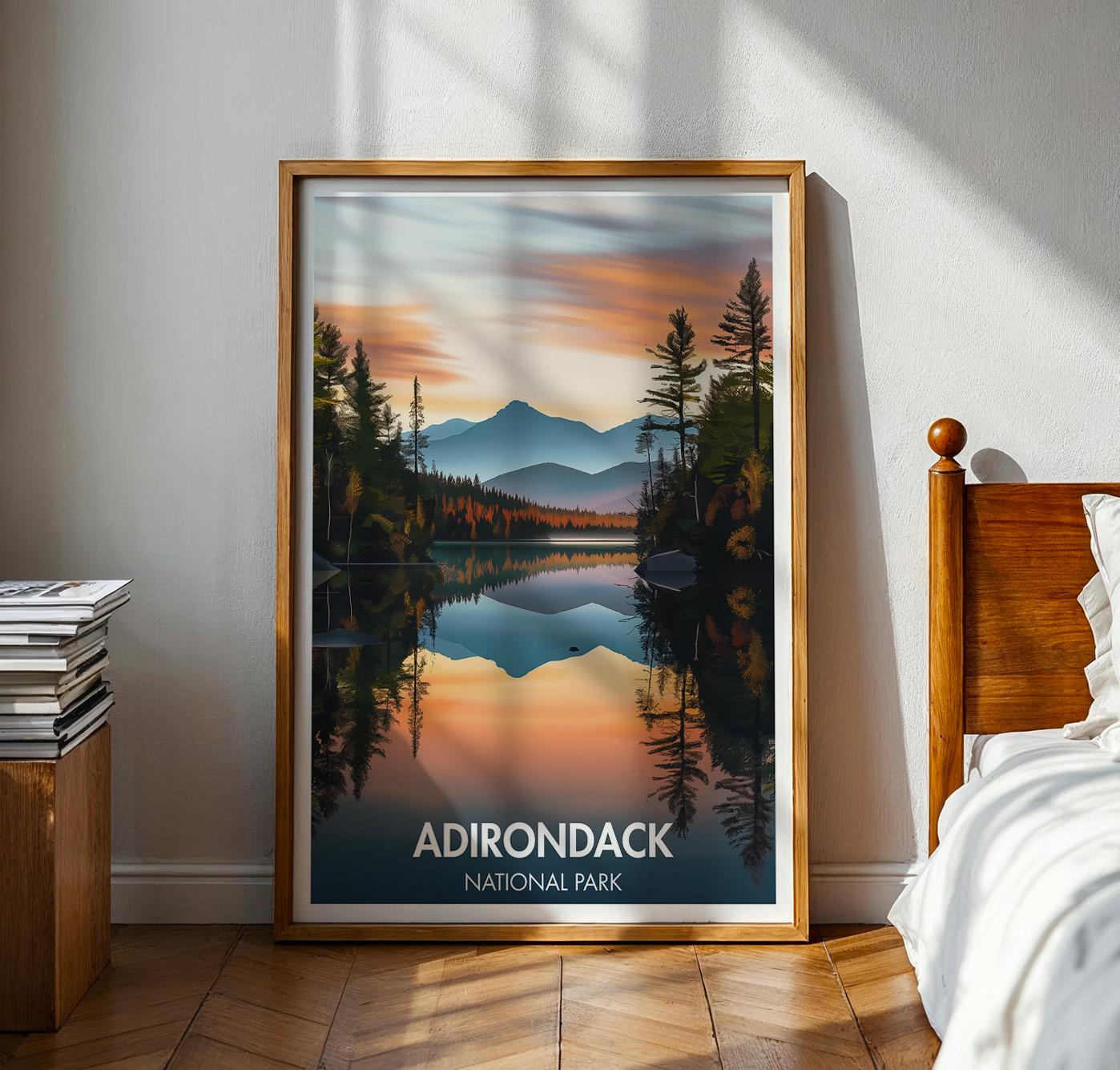 Adirondacks National Park Poster