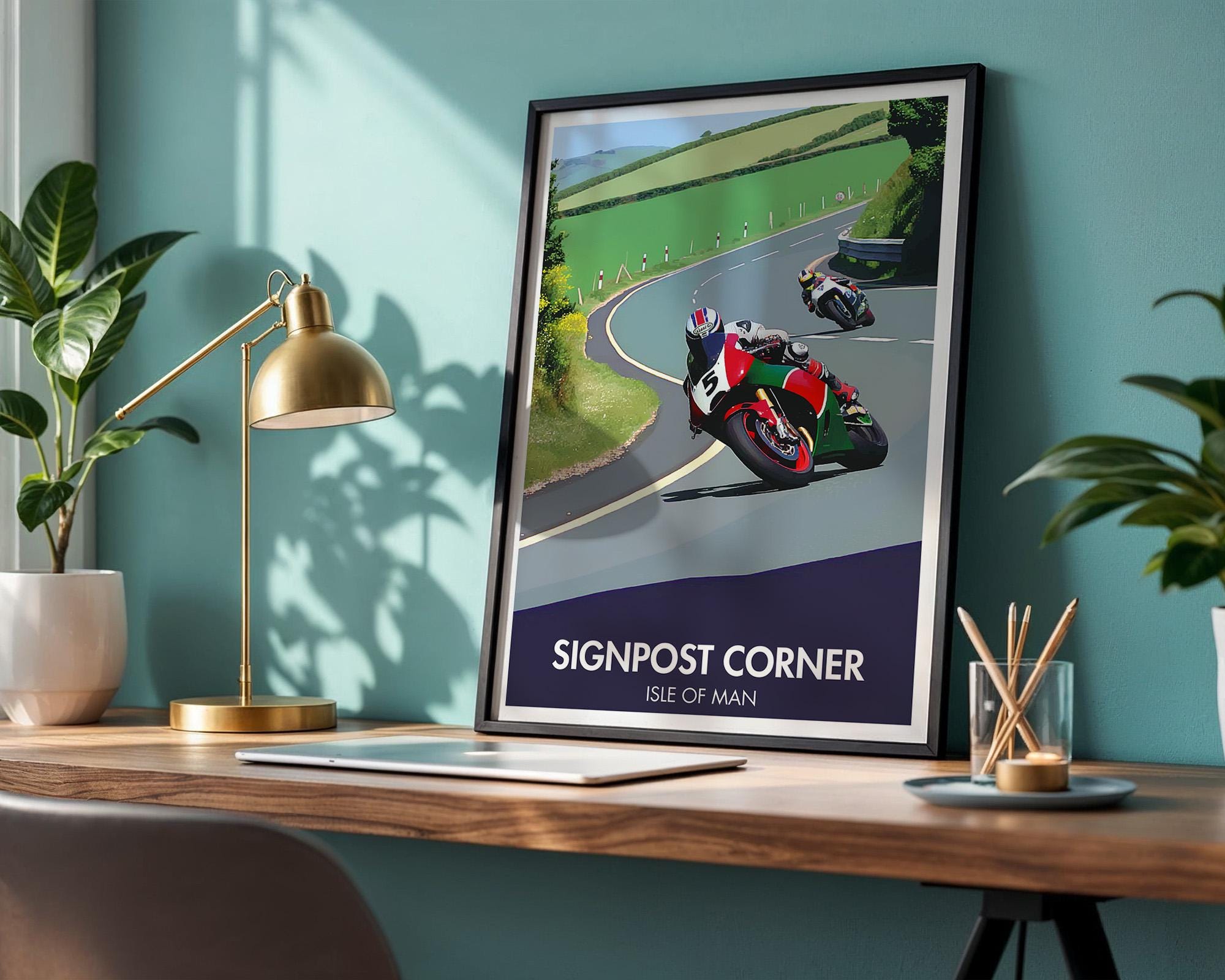 Signpost Corner Poster