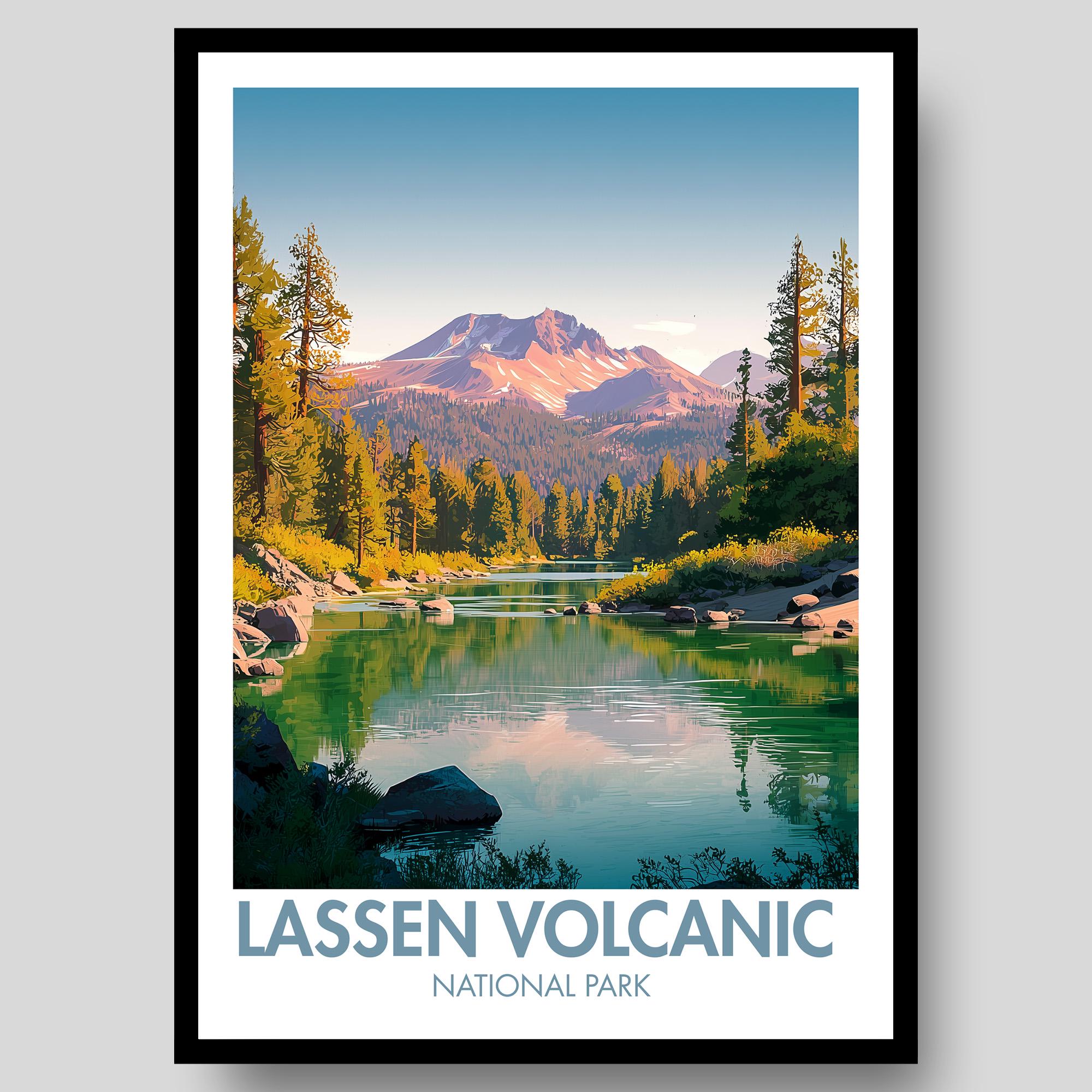 Lassen Volcanic National Park Poster