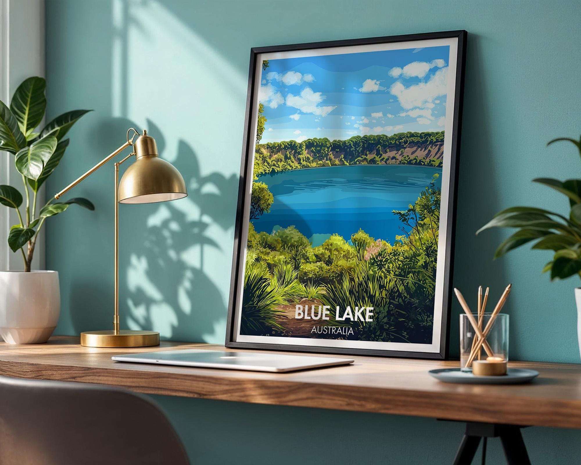 Blue Lake Poster