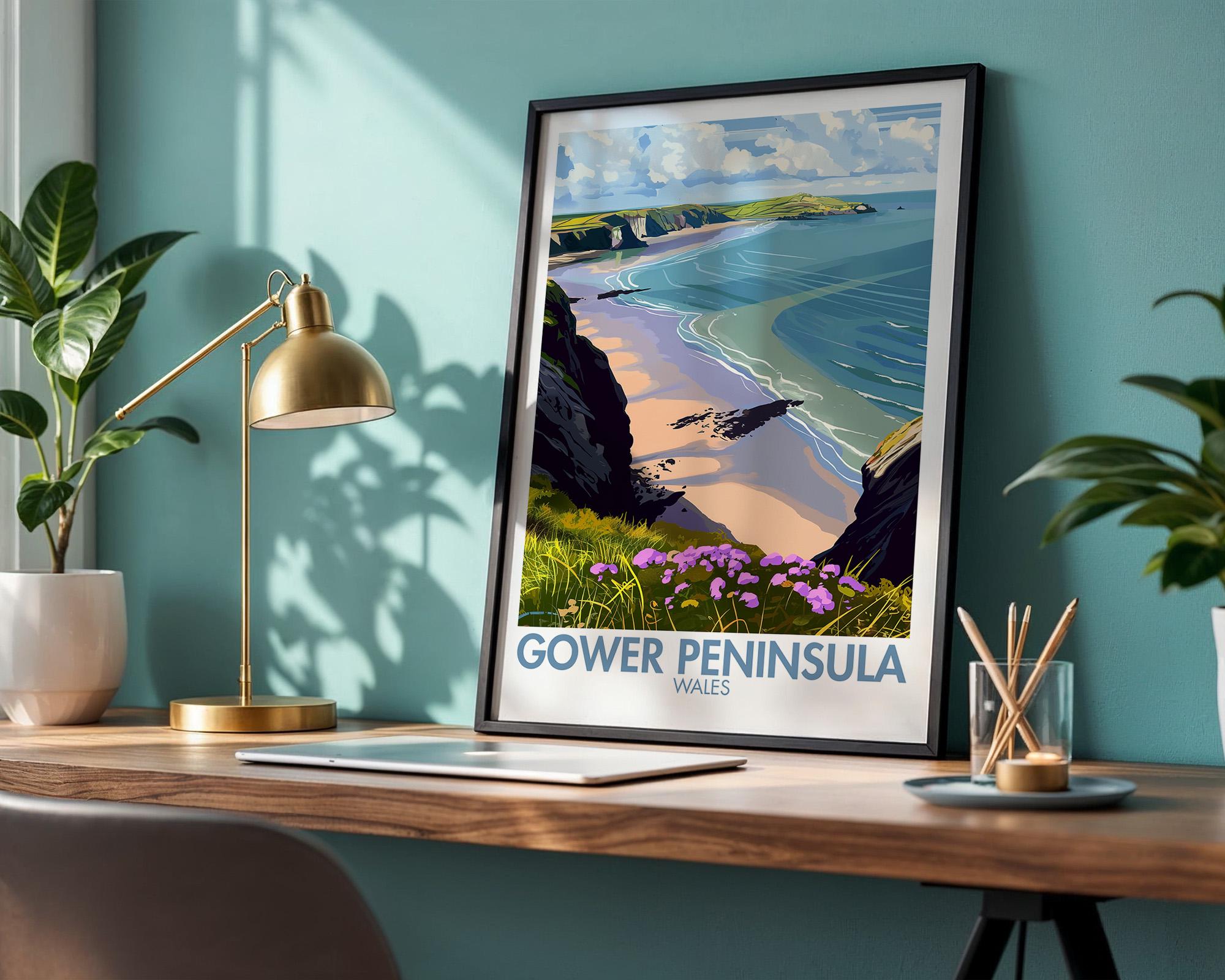 Gower Peninsula Poster