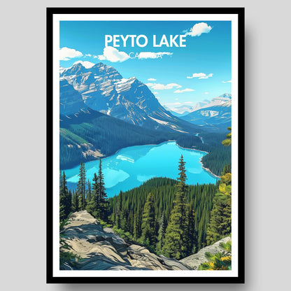 Peyto Lake Poster