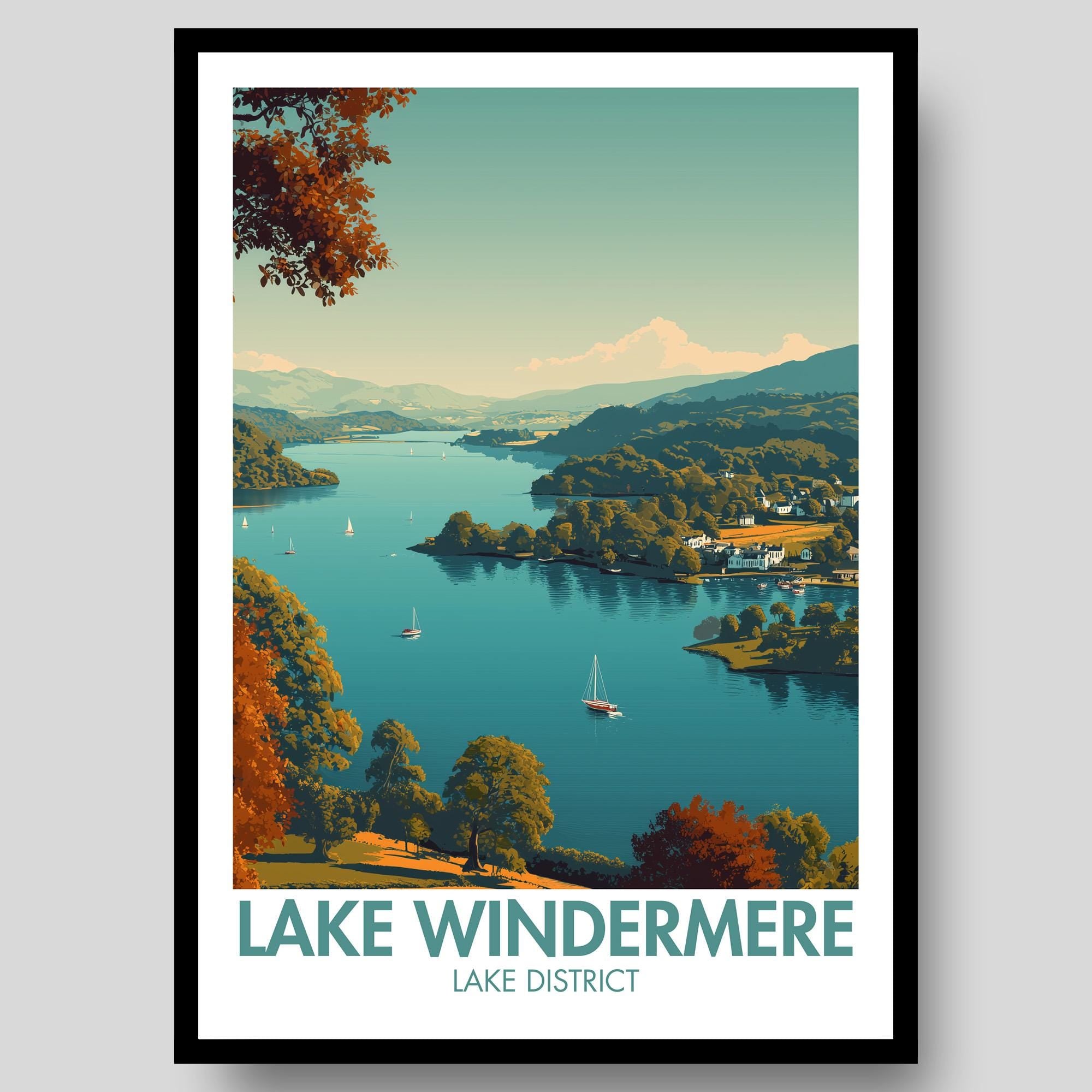 Lake Windermere Poster