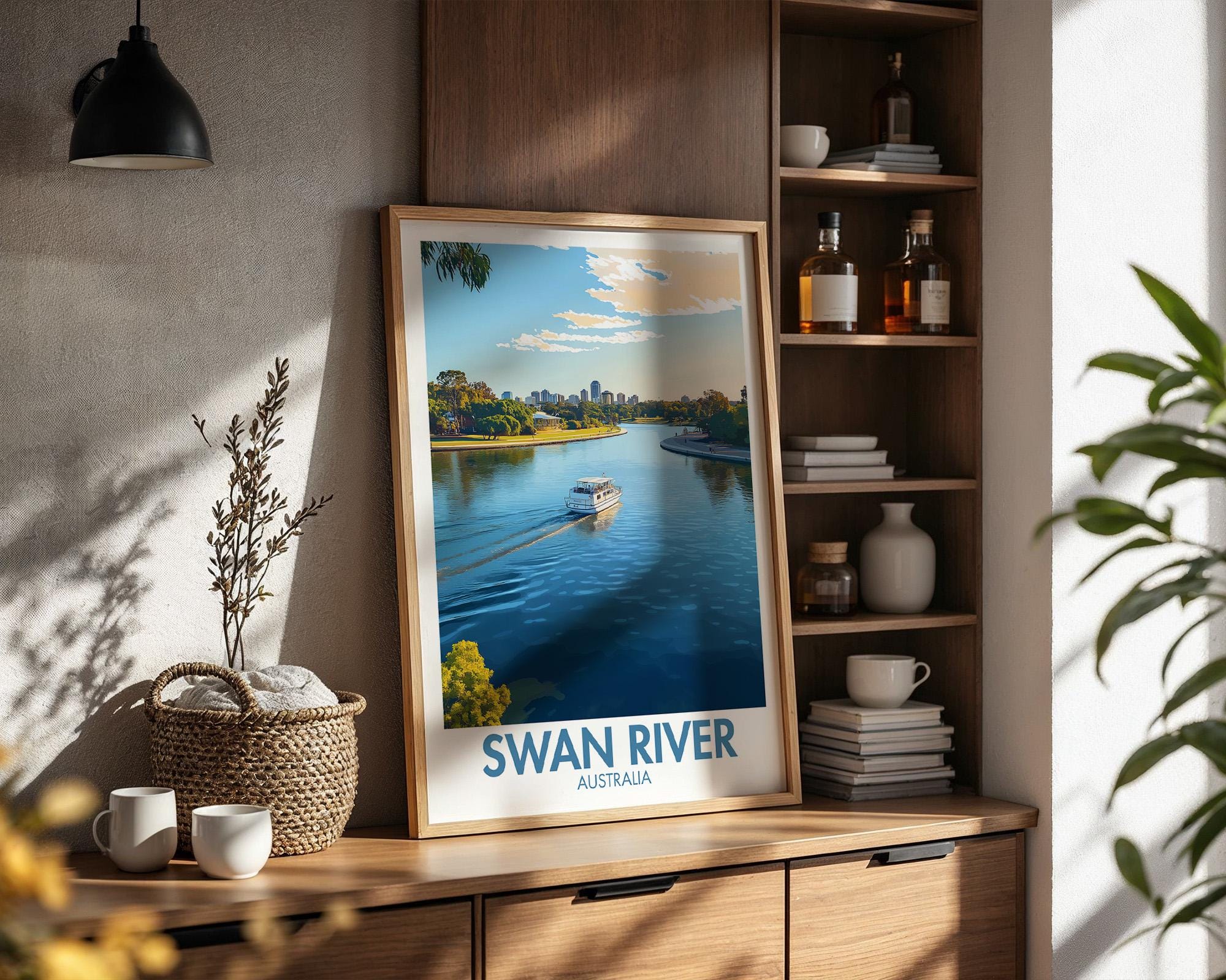 Swan River Poster