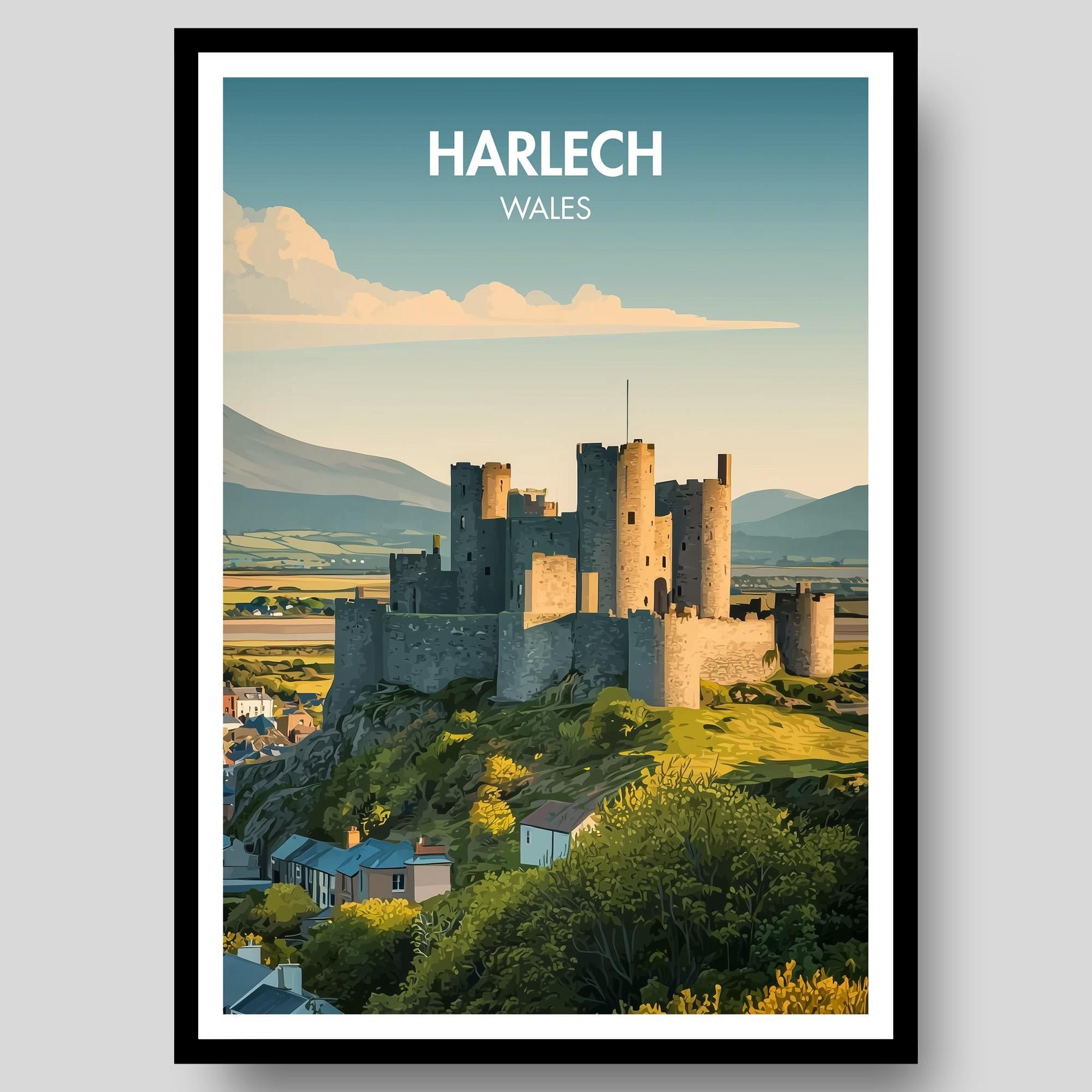 Harlech Poster
