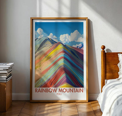 Rainbow Mountain Poster