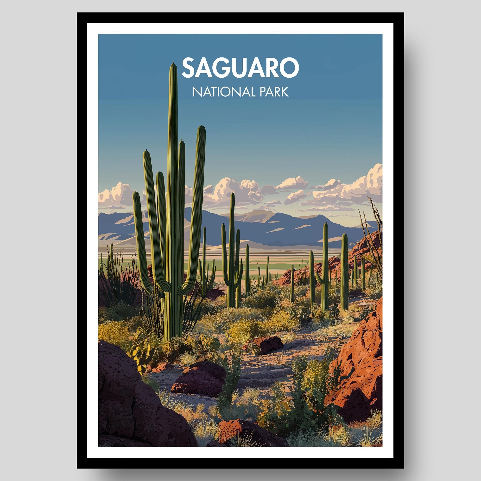 Saguaro National Park Poster