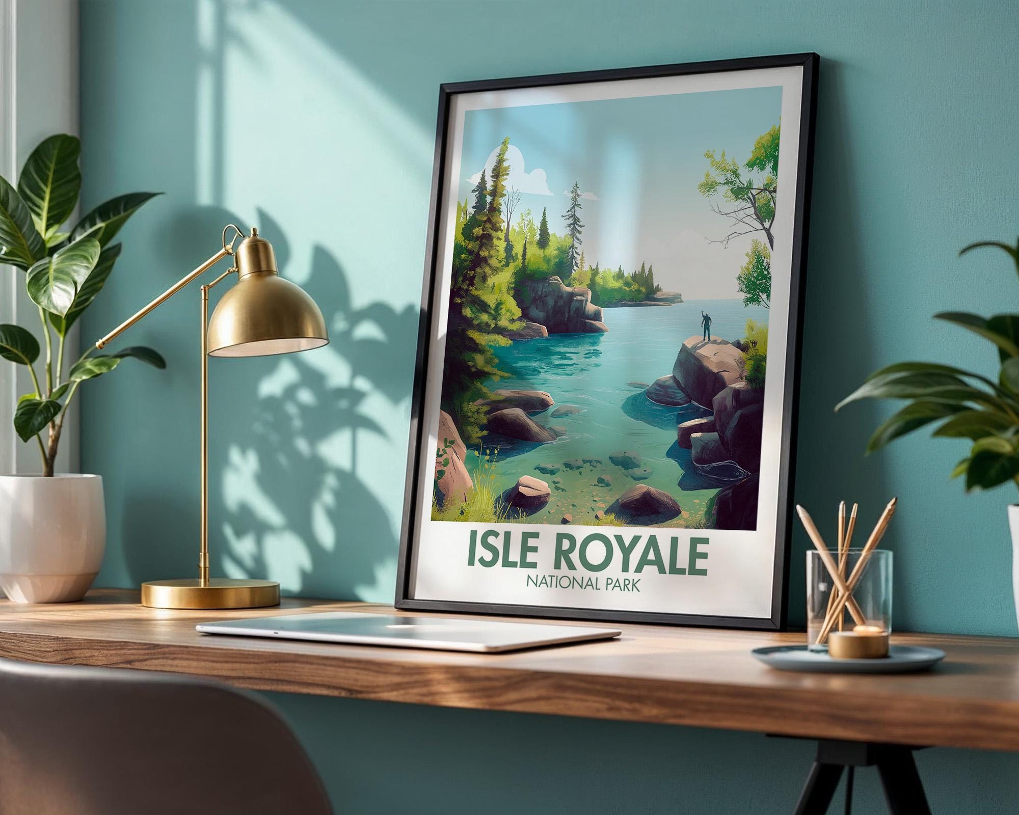 Isle Royale National Park Poster