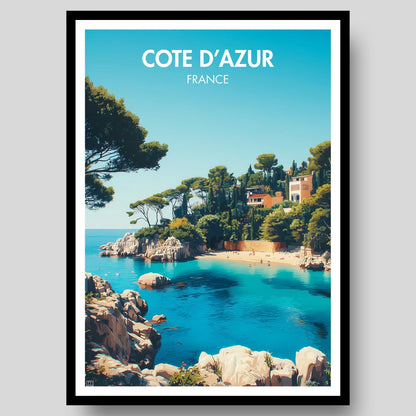 C��te d���Azur Poster