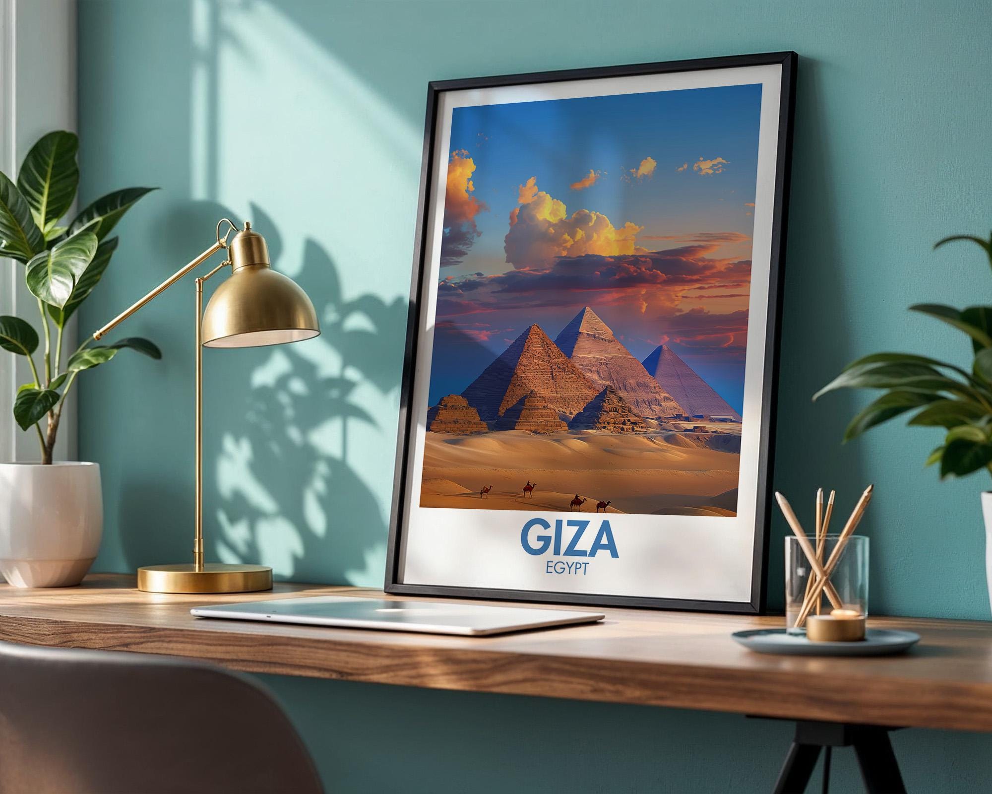 Giza Pyramids Poster