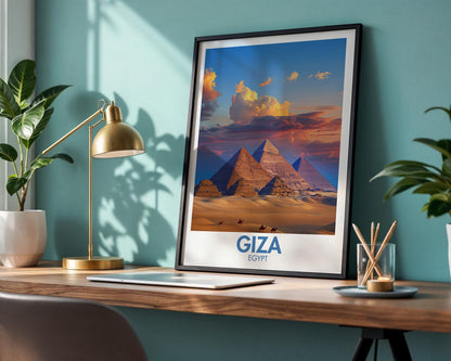Giza Pyramids Poster