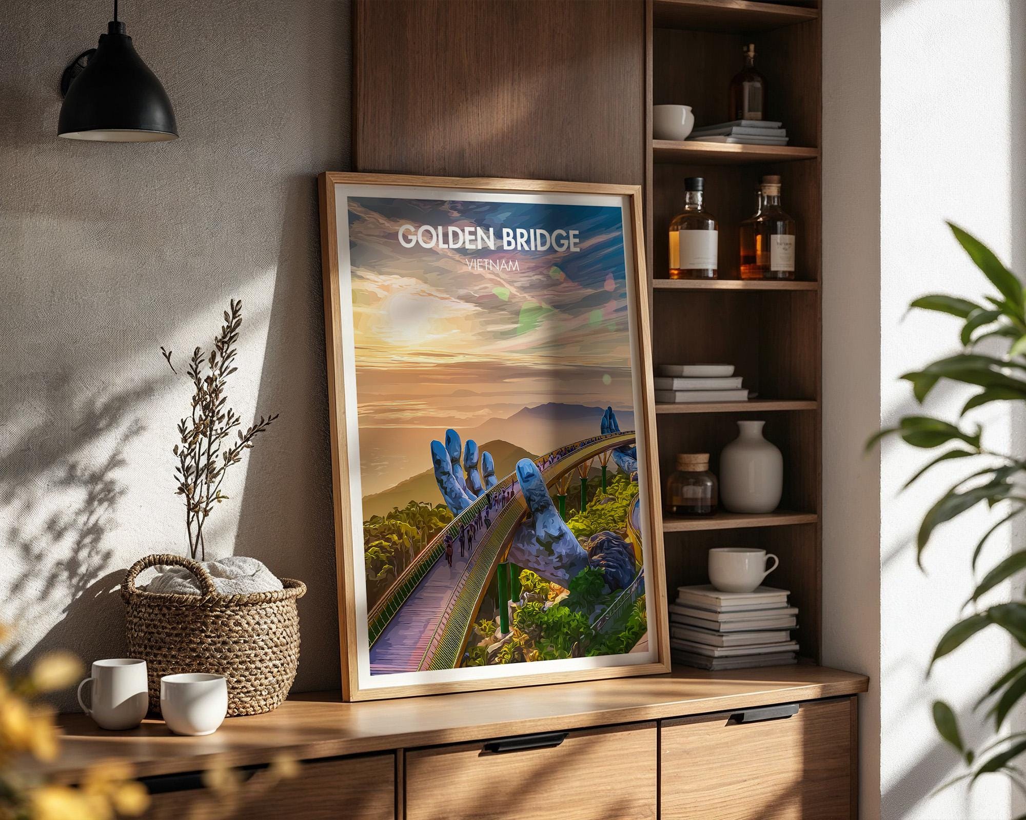 Golden Bridge Poster